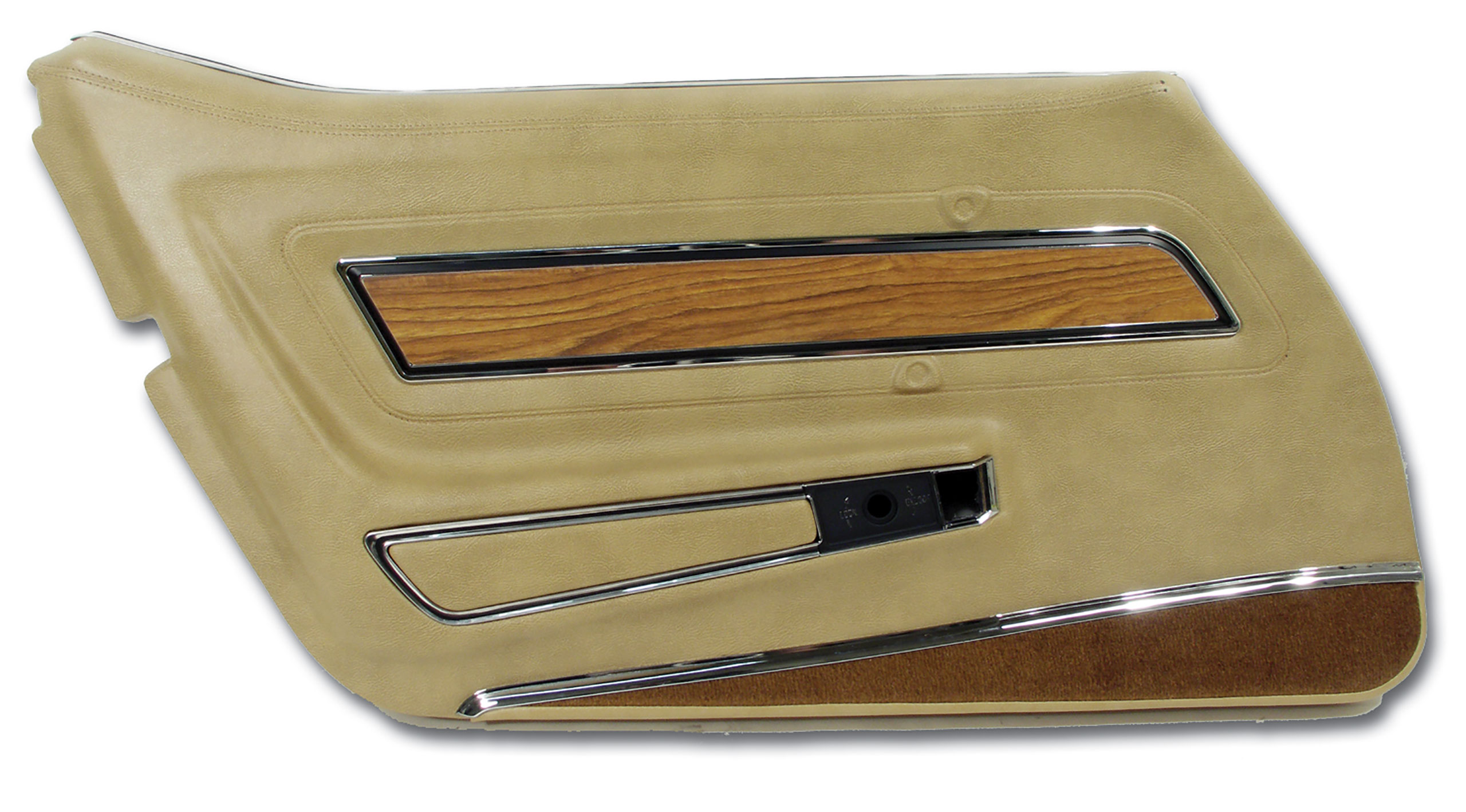 C3 1976 Chevrolet Corvette Door Panel Deluxe With Teak Insert LH - CA