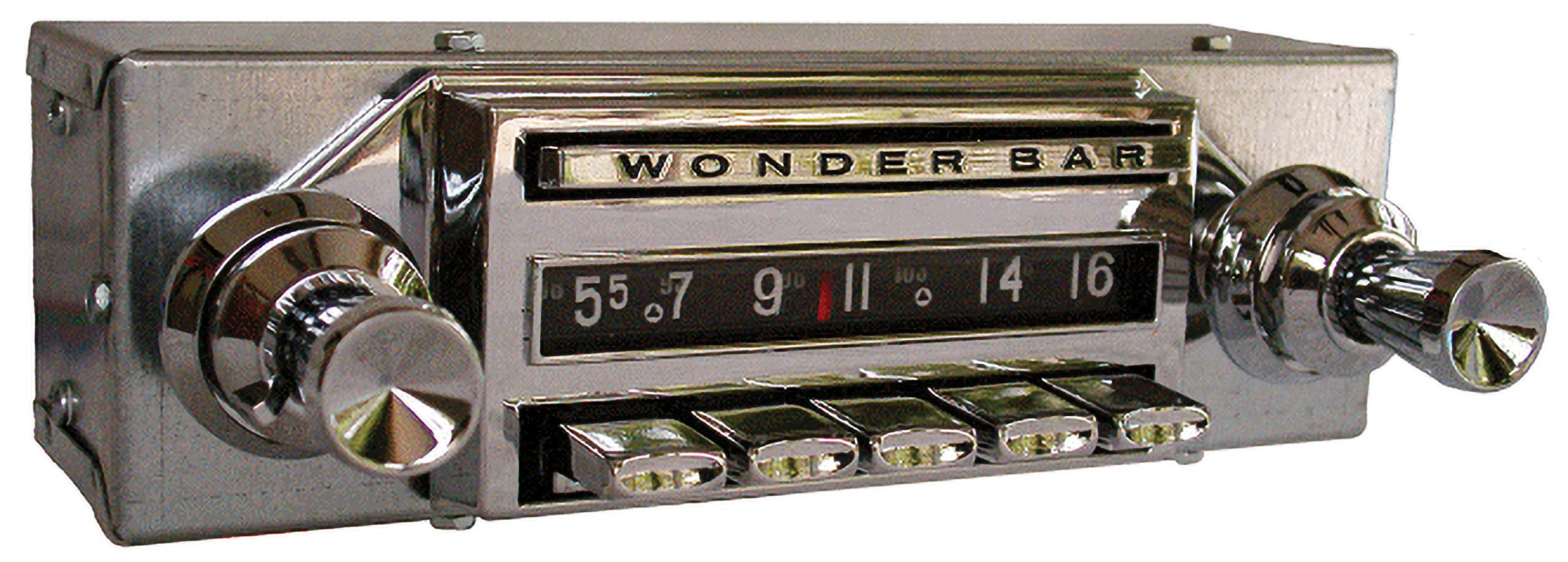 C1 1961-1962 Chevrolet Corvette AM/FM Wonderbar Stereo Radio W/Bluetooth & Upgraded Power Supply - CA