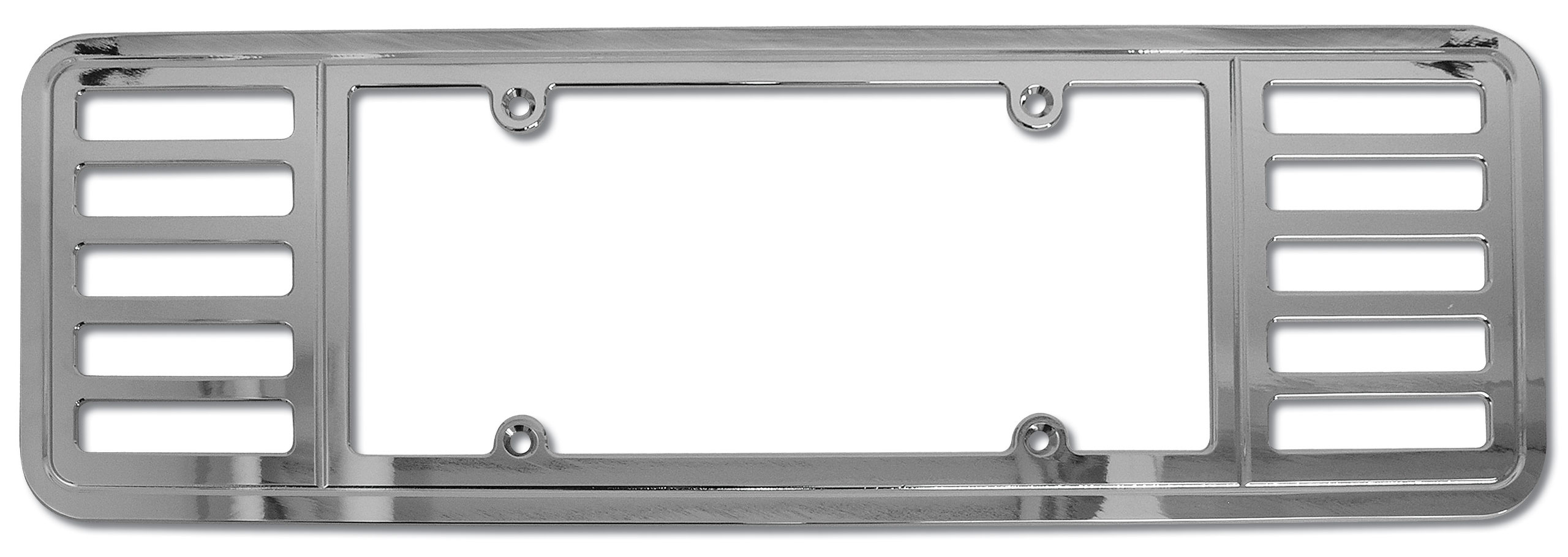 C5 1997-2004 Chevrolet Corvette Rear License Frame. Chrome Billet - Auto Accessories of America