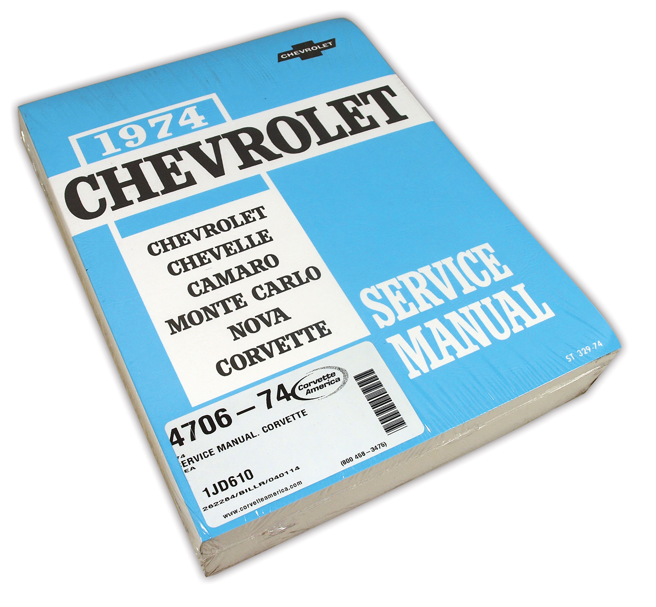 C3 1974 Chevrolet Corvette Service Manual. Corvette - Auto Accessories of America