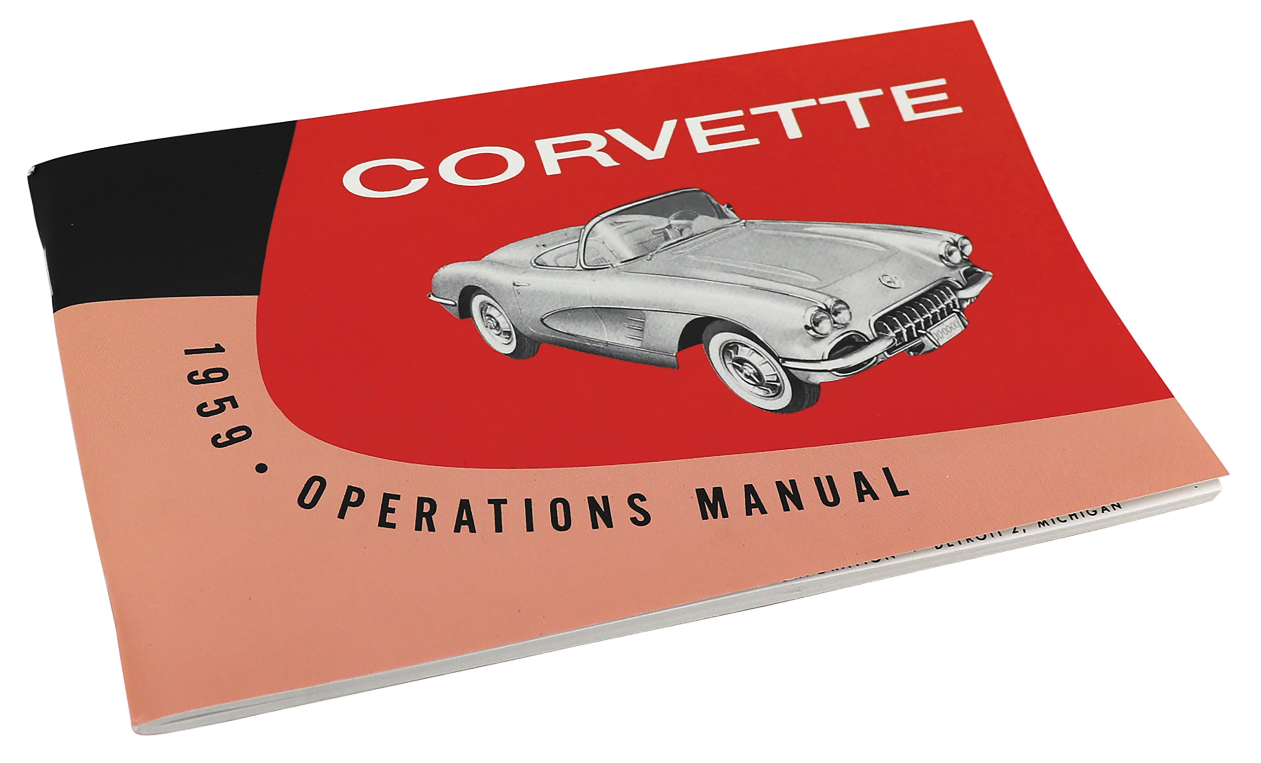 1959 59 Corvette Owners Manual New 