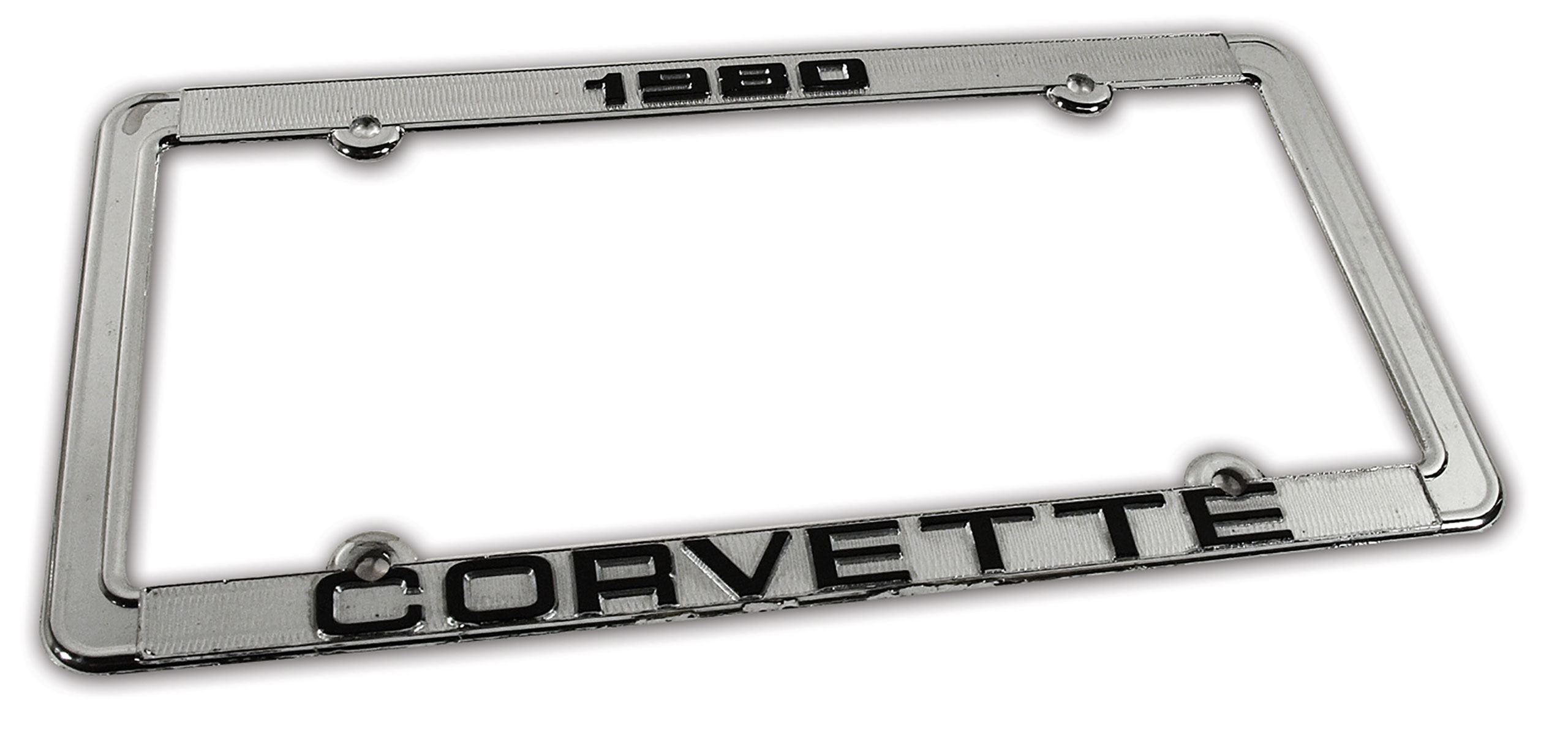 C3 1980 Chevrolet Corvette License Plate Frame. Corvette Chrome - Auto Accessories Of America