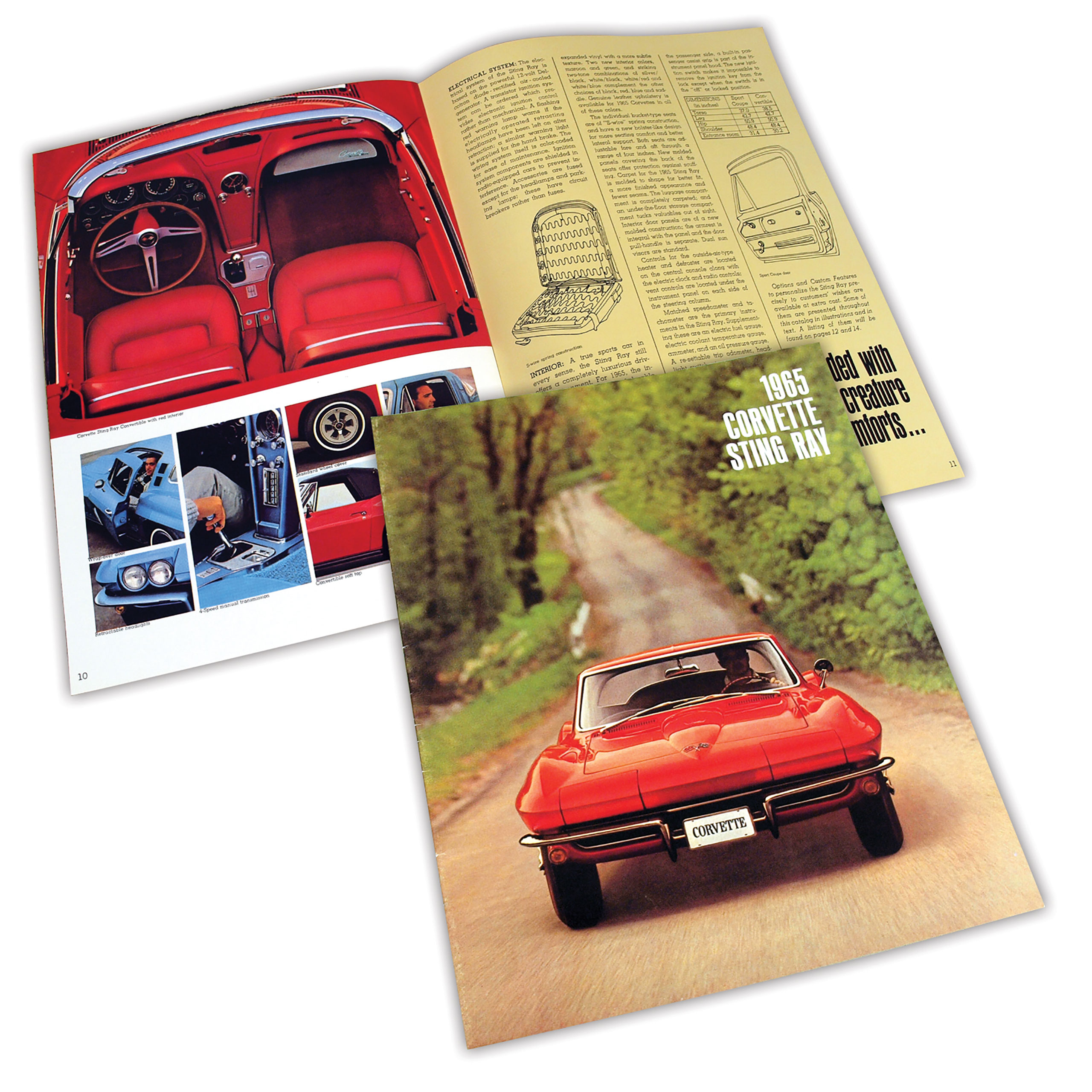 C2 1965 Chevrolet Corvette Sales Brochure. Corvette - Auto Accessories of America
