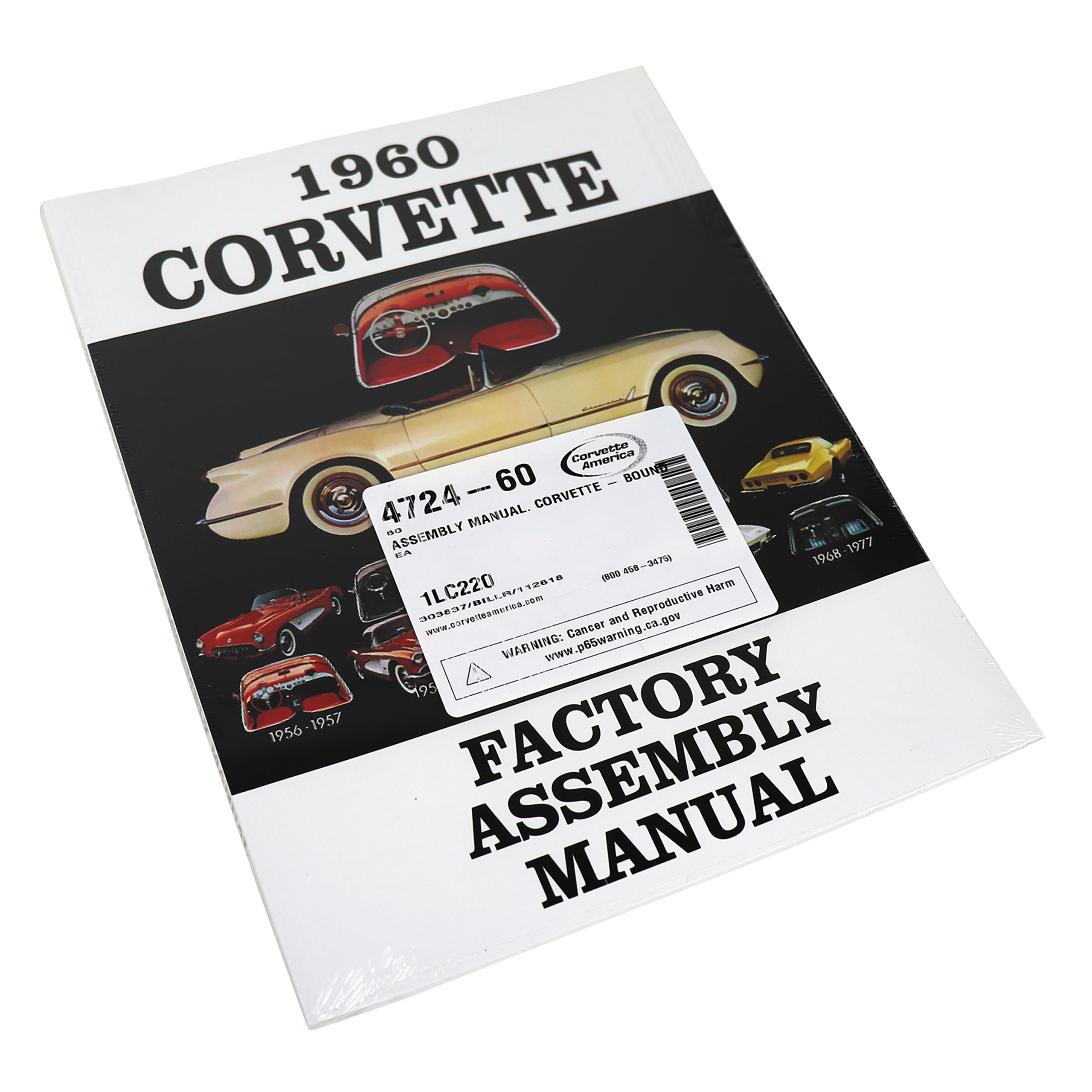 C1 1960 Chevrolet Corvette Assembly Manual. Corvette - Bound - Auto Accessories of America