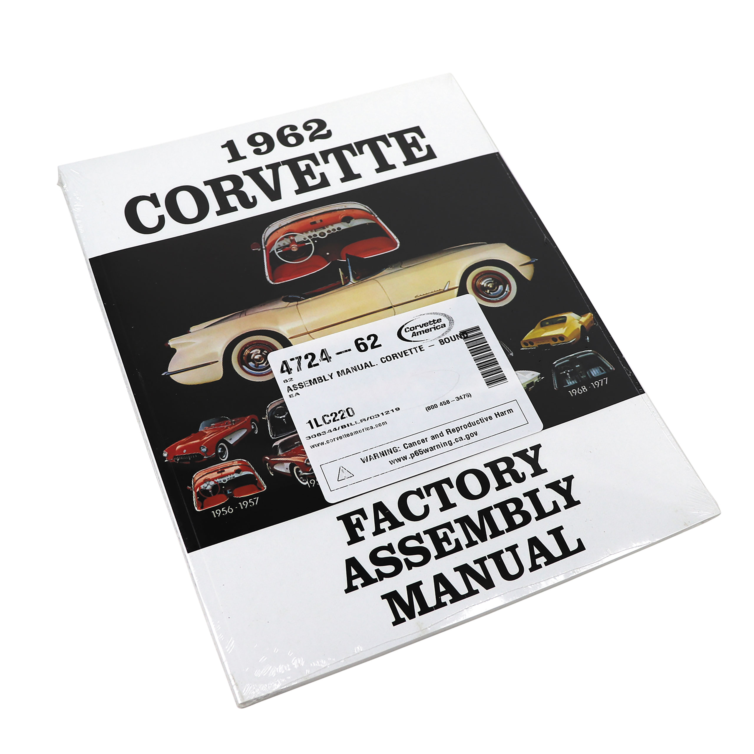 C1 1962 Chevrolet Corvette Assembly Manual. Corvette - Bound - Auto Accessories of America