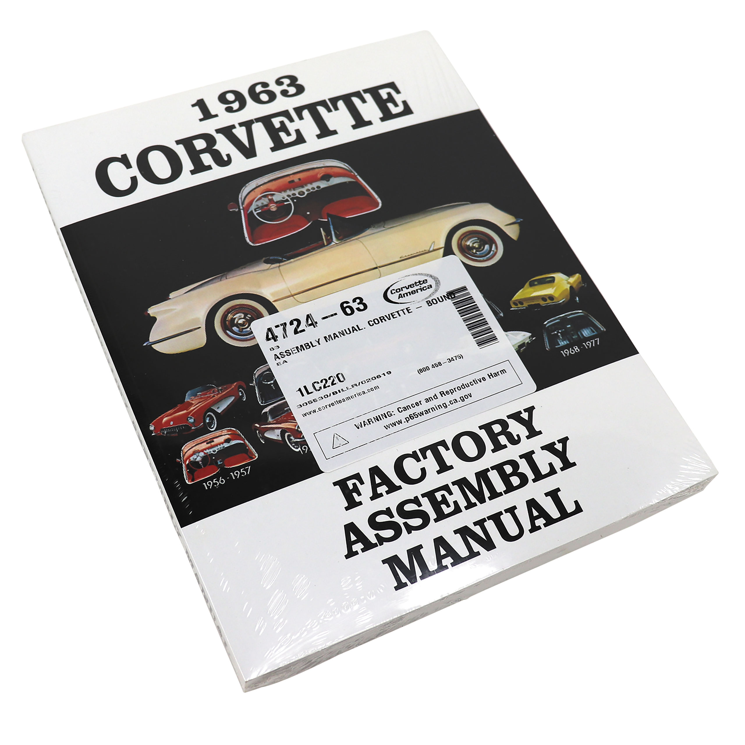 C2 1963 Chevrolet Corvette Assembly Manual. Corvette - Bound - Auto Accessories of America