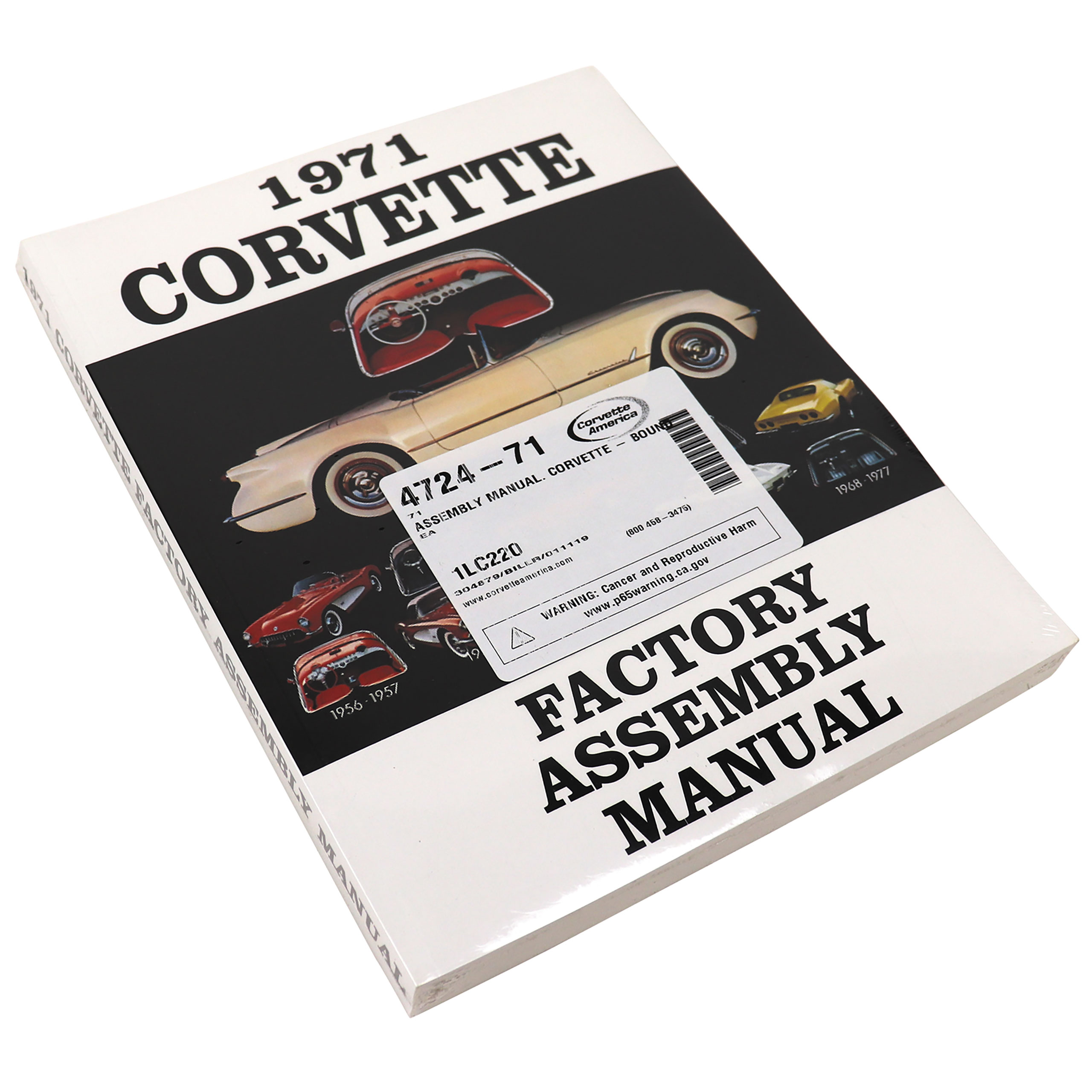 C3 1971 Chevrolet Corvette Assembly Manual. Corvette - Bound - Auto Accessories of America