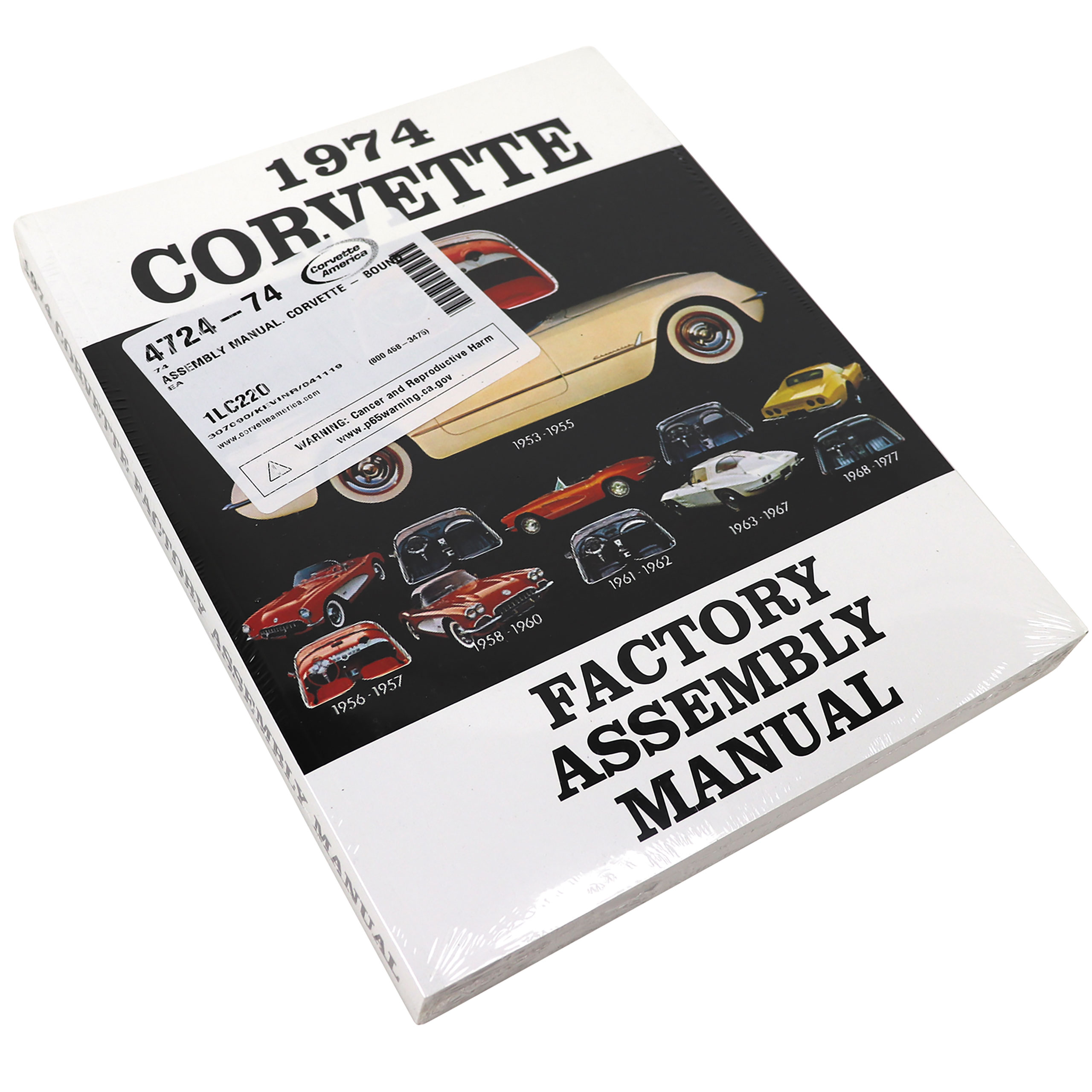 C3 1974 Chevrolet Corvette Assembly Manual. Corvette - Bound - Auto Accessories of America