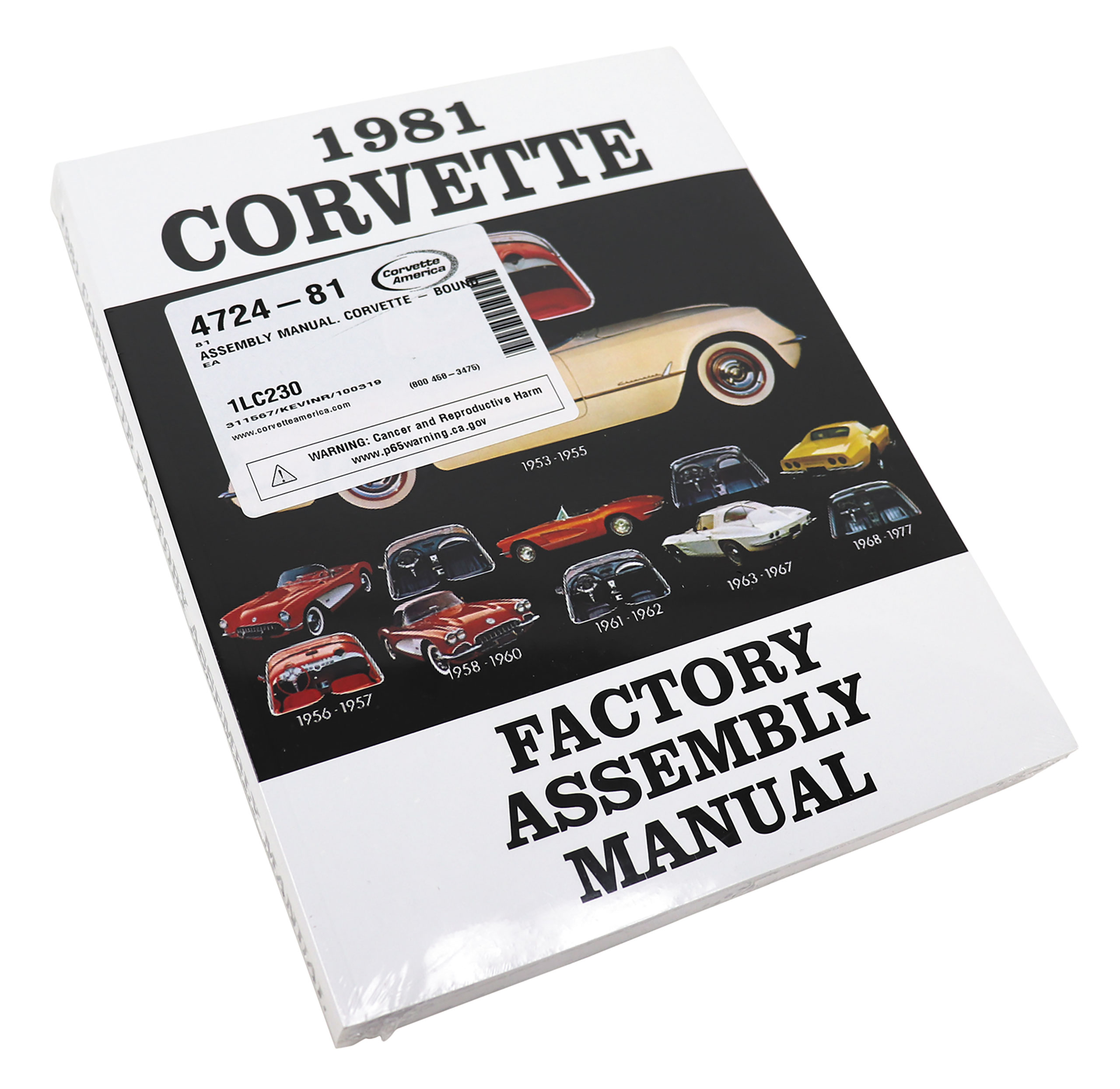 C3 1981 Chevrolet Corvette Assembly Manual. Corvette - Bound - Auto Accessories of America