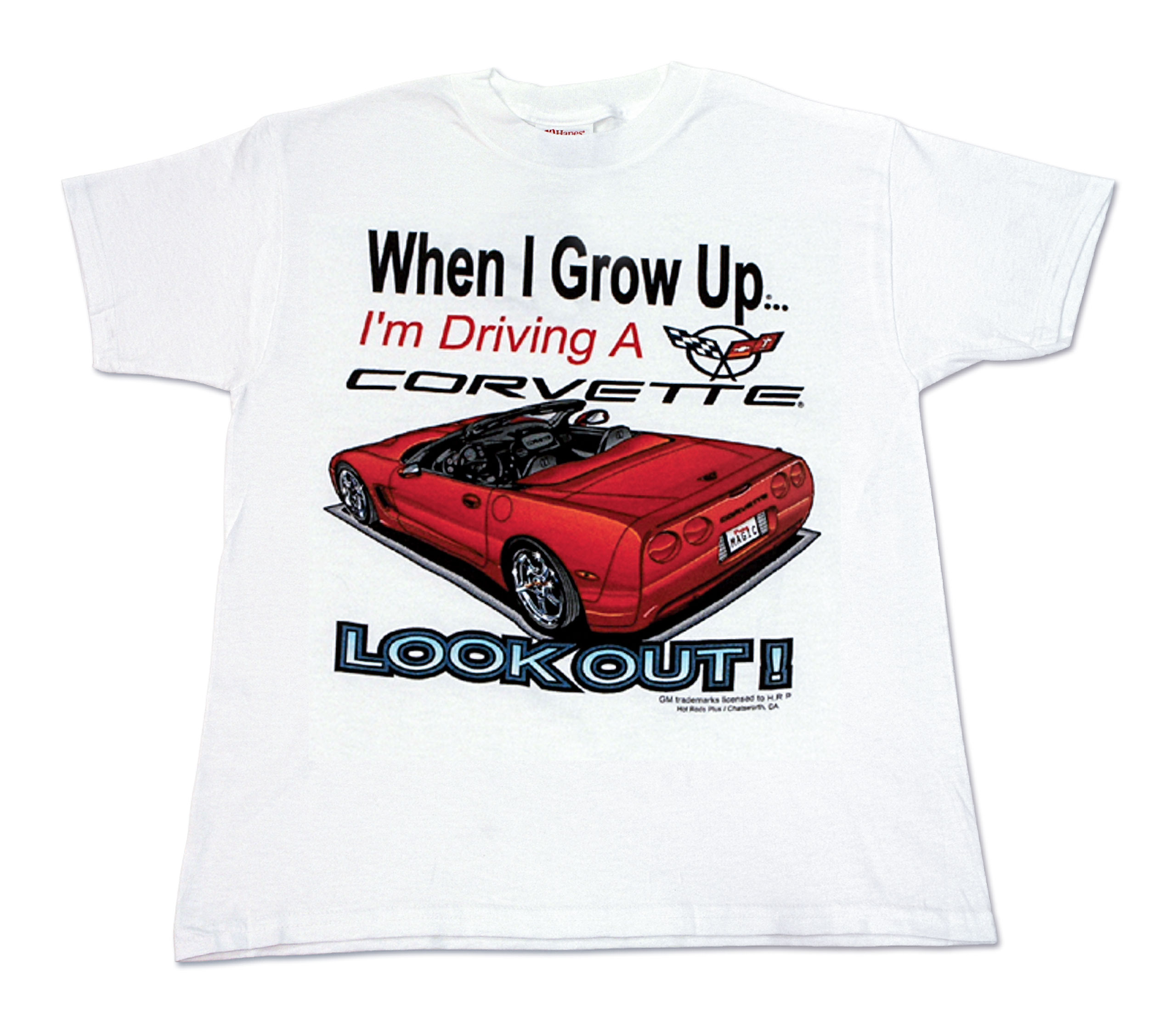 C5 1997-2004 Chevrolet Corvette T-Shirt When I Grow Up - 6-8 (SM) - Auto Accessories of America