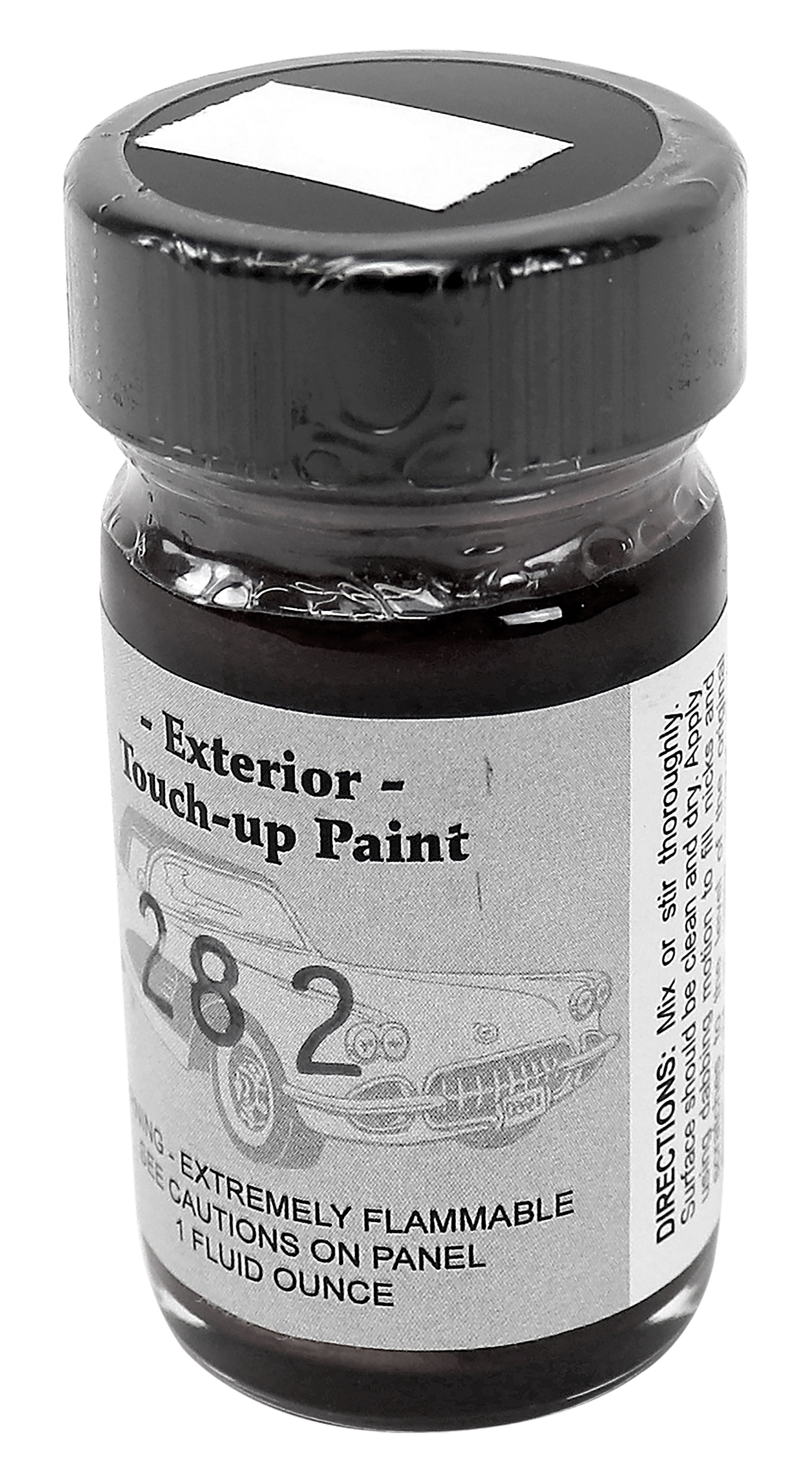 C6 2008-2013 Chevrolet Corvette Touch-Up Paint. Crystal Red Top Coat Clear - Code 89 - CA