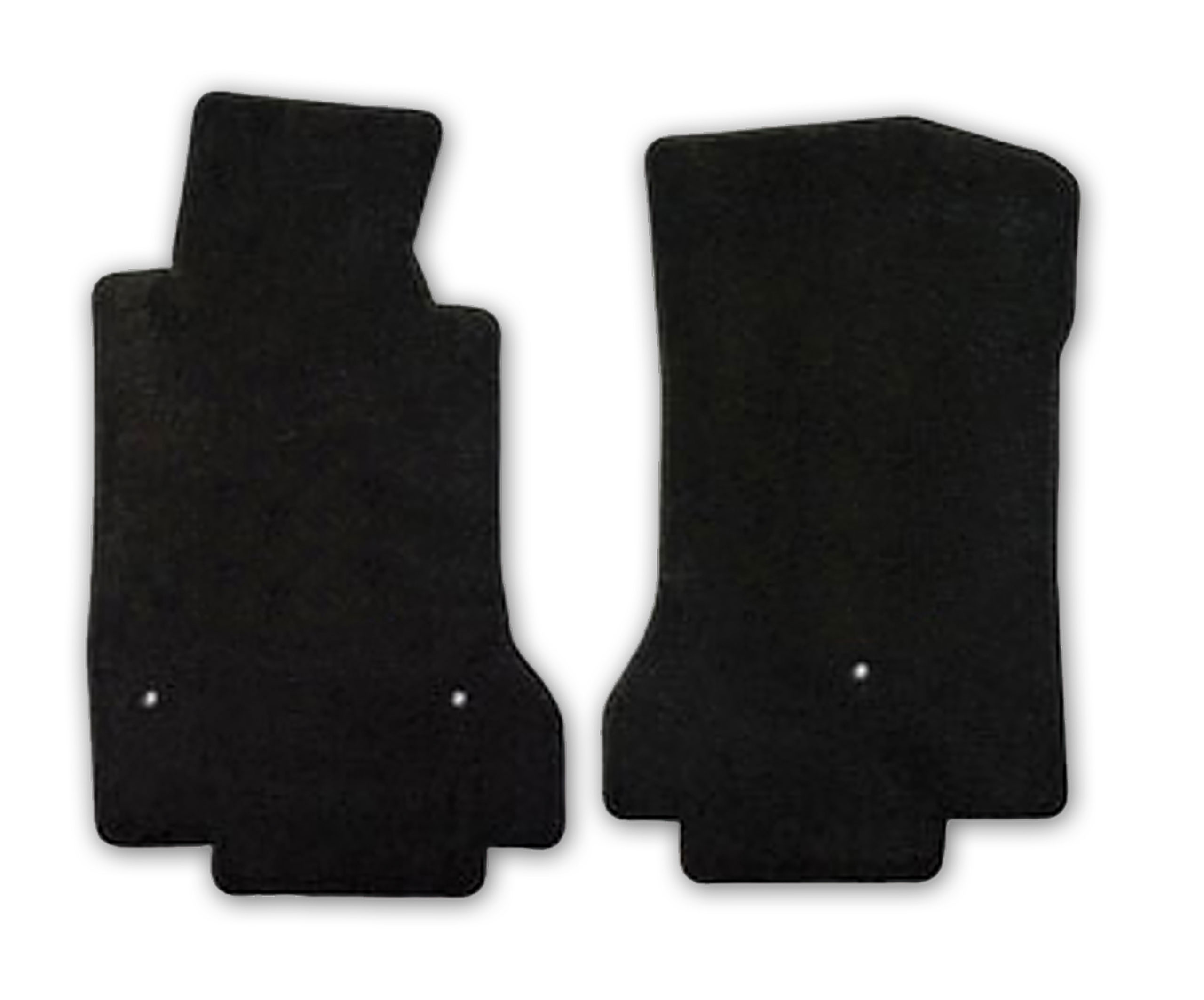 C6 2005-2013 Chevrolet Corvette Floor Mats W/C6 Z06 & Cross Flags Logos - Choose Color & Material - Lloyd Design Corp