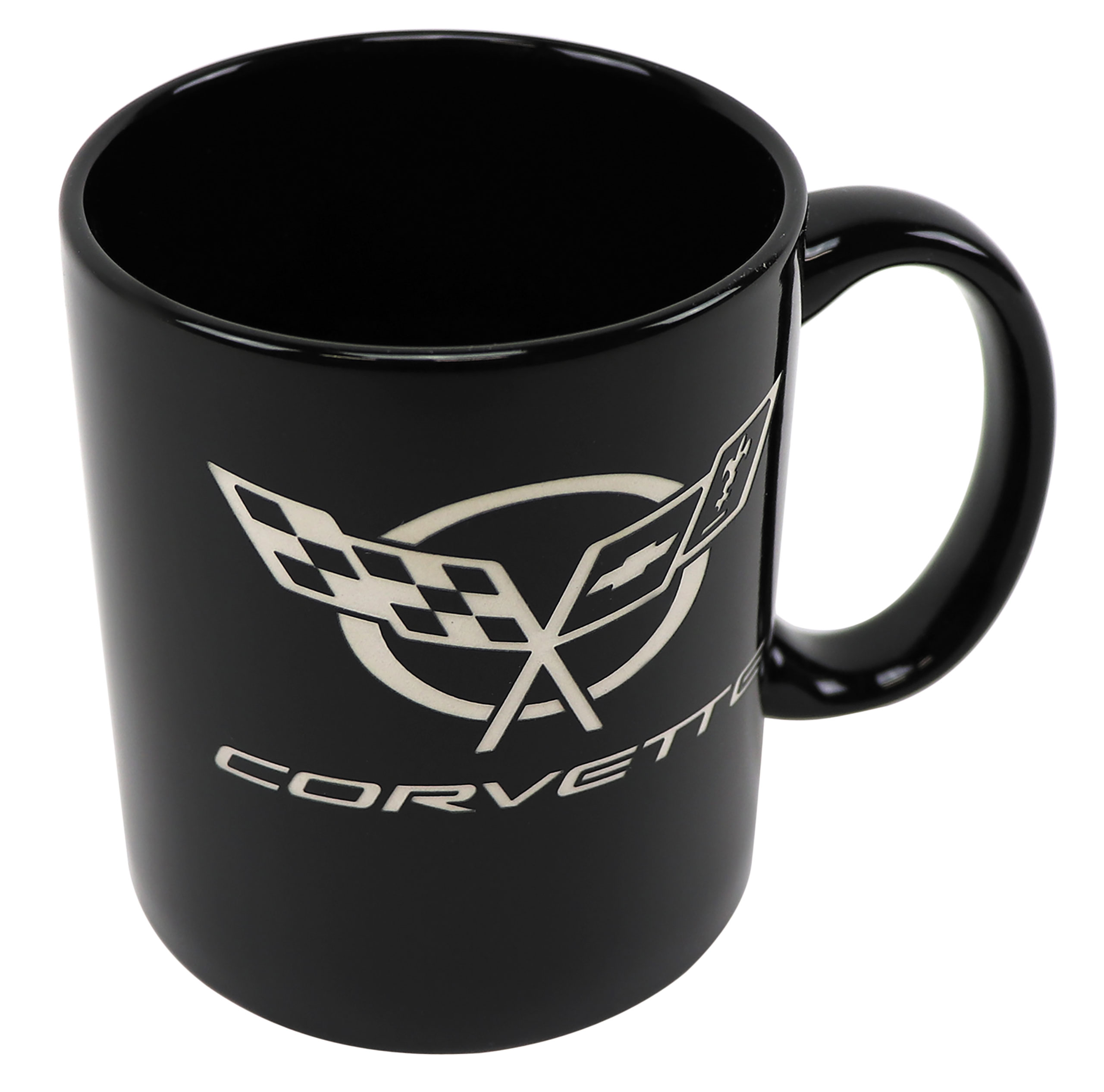 C5 1997-2004 Chevrolet Corvette Coffee Mug - 11oz Black W/C5 Logo - Auto Accessories of America
