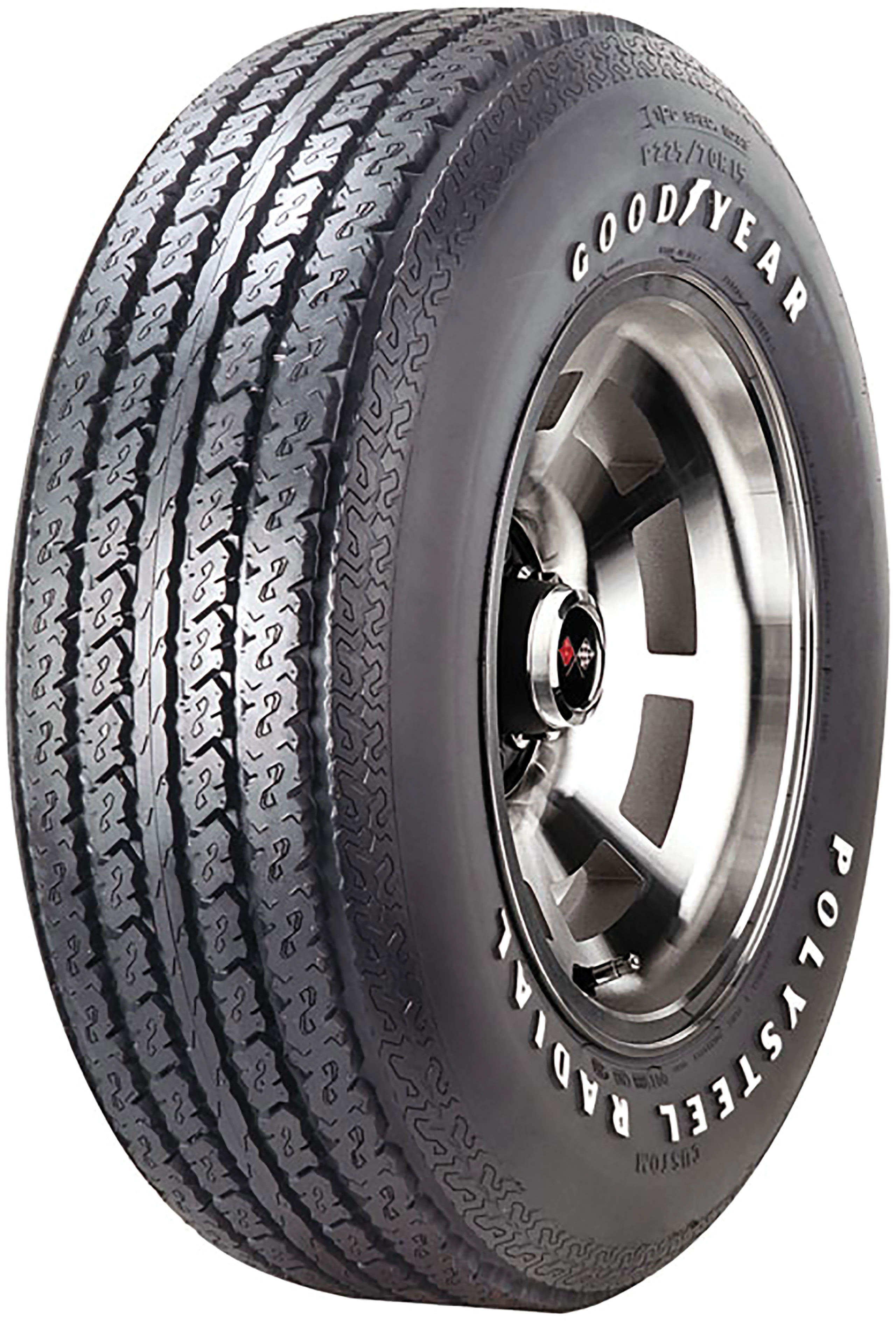 C3 1978 Chevrolet Corvette Tire. Goodyear 225/70R15 - 2/2 Polysteel ...