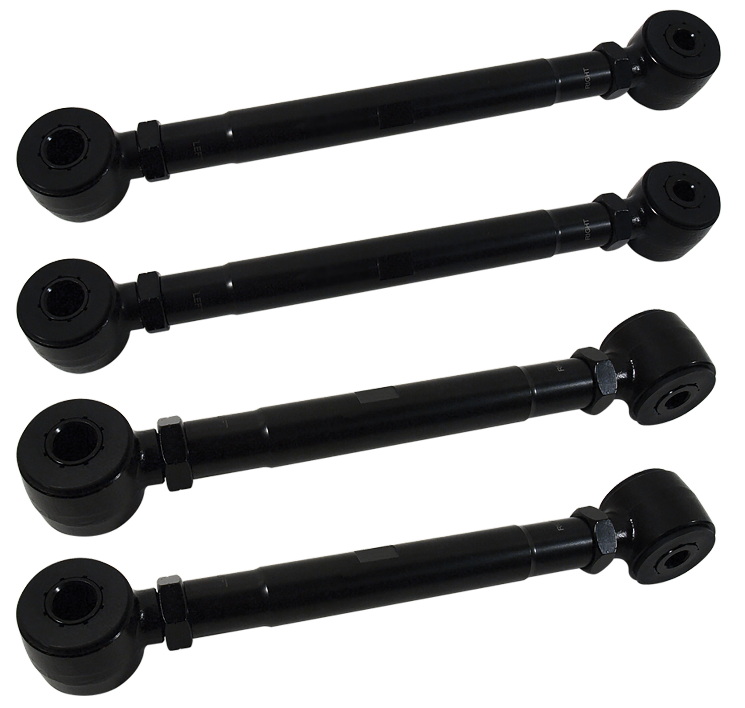 C4 1984-1996 Chevrolet Corvette Adjustable Upper And Lower Spindle Control Rods W/Poly Bushings - CA