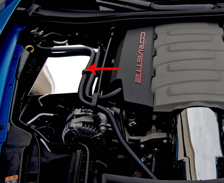 C7 2014-2019 Chevrolet Corvette Gloss Hydro Carbon Z06/Z51 Fuse Box Cover - American Car Craft
