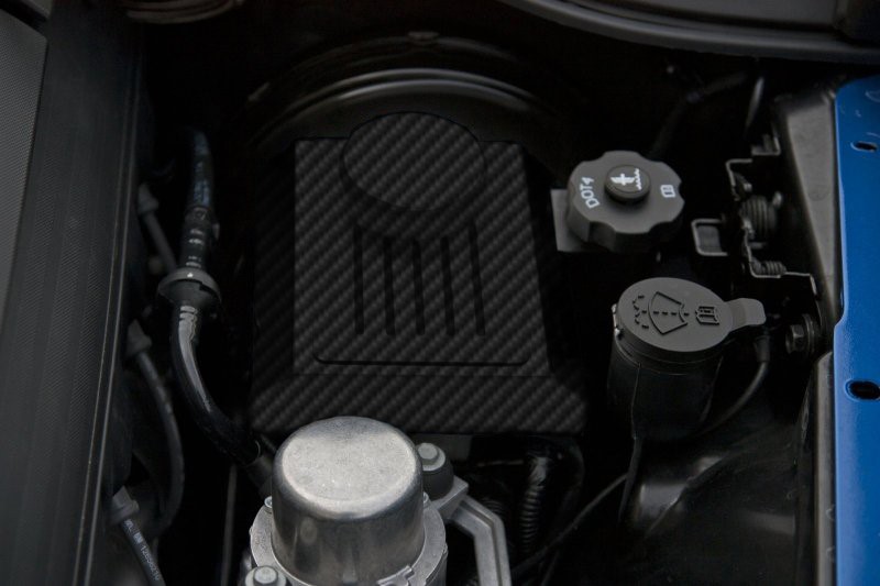 C7 2014-2019 Chevrolet Corvette Matte Hydro Carbon Z51/Z06/ZR1 Master Cylinder Cover W/Cap - Manual - American Car Craft
