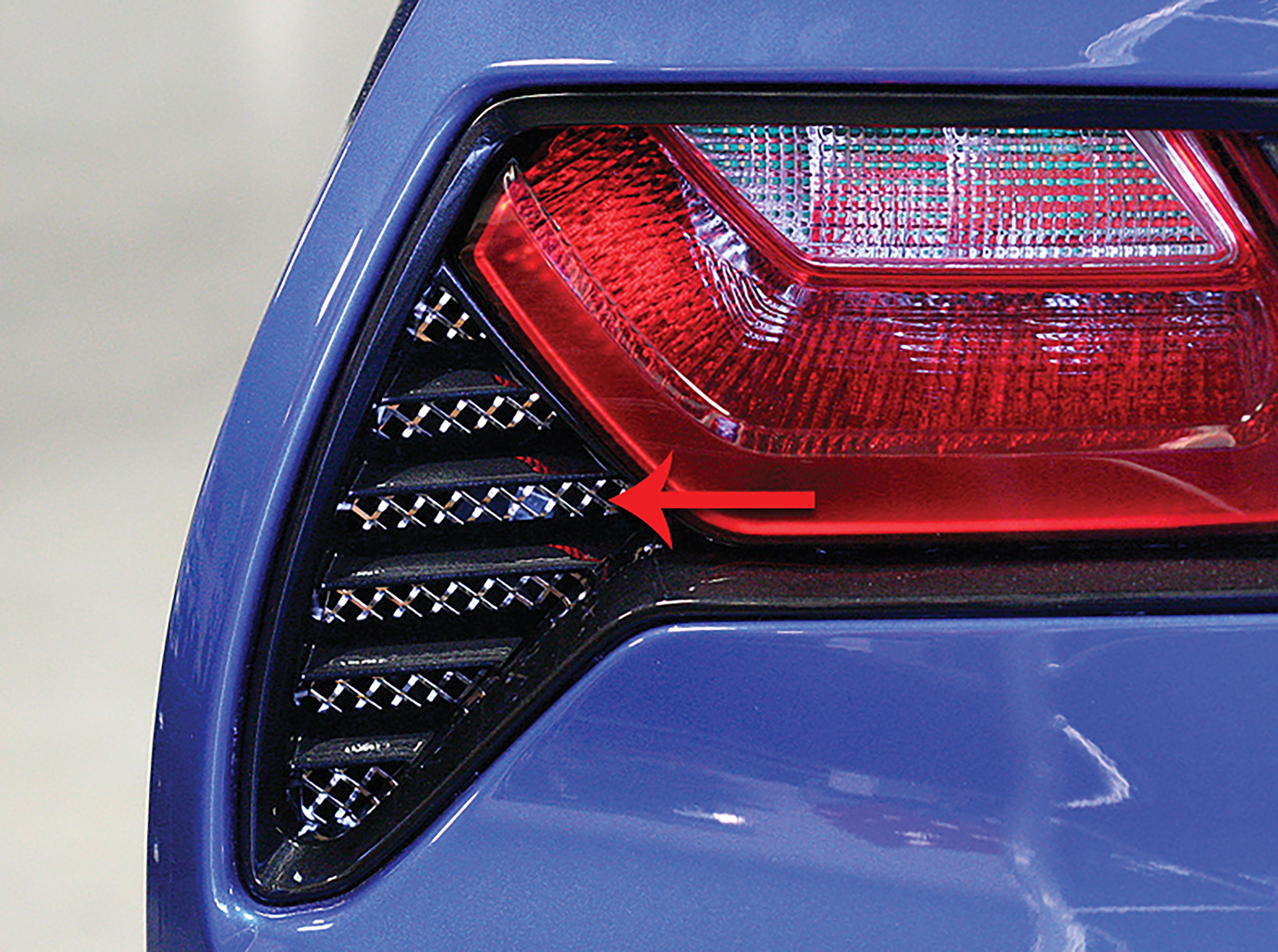 C7 2014-2019 Chevrolet Corvette Laser Mesh Style Tail Light Grilles - 4pc - ACC-052005 - American Car Craft