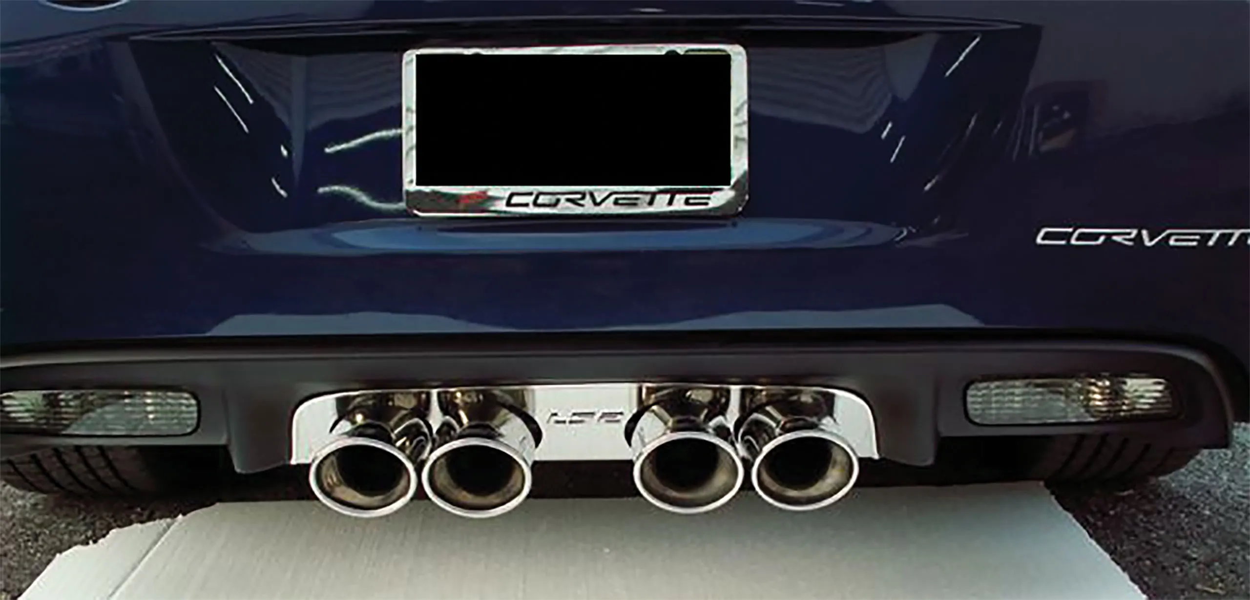 C6 20052013 Chevrolet Corvette Custom Painted Exhaust Filler Panel