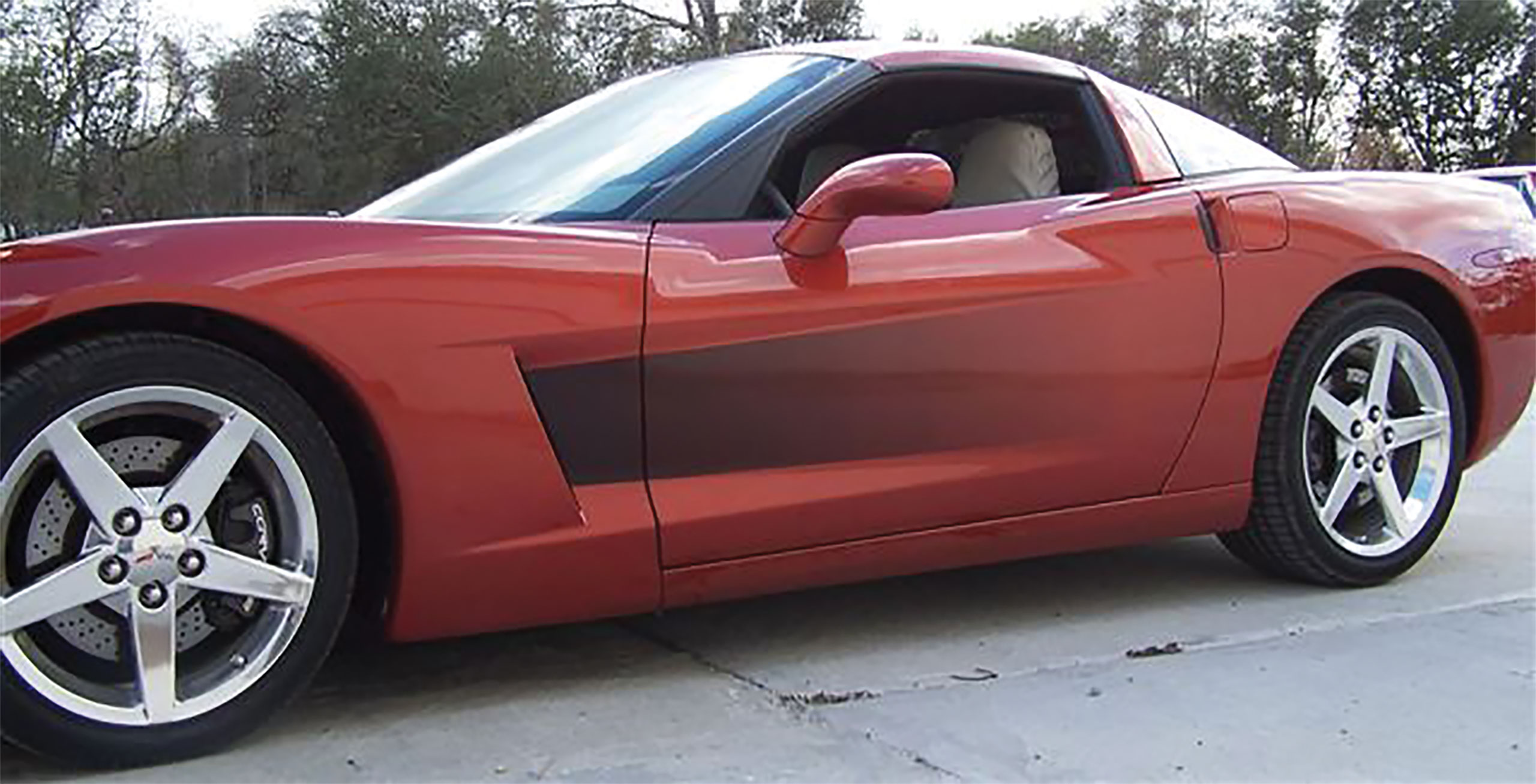 C6 2005-2013 Chevrolet Corvette Side Graphic, Sport Fade - ACC-042028 - American Car Craft