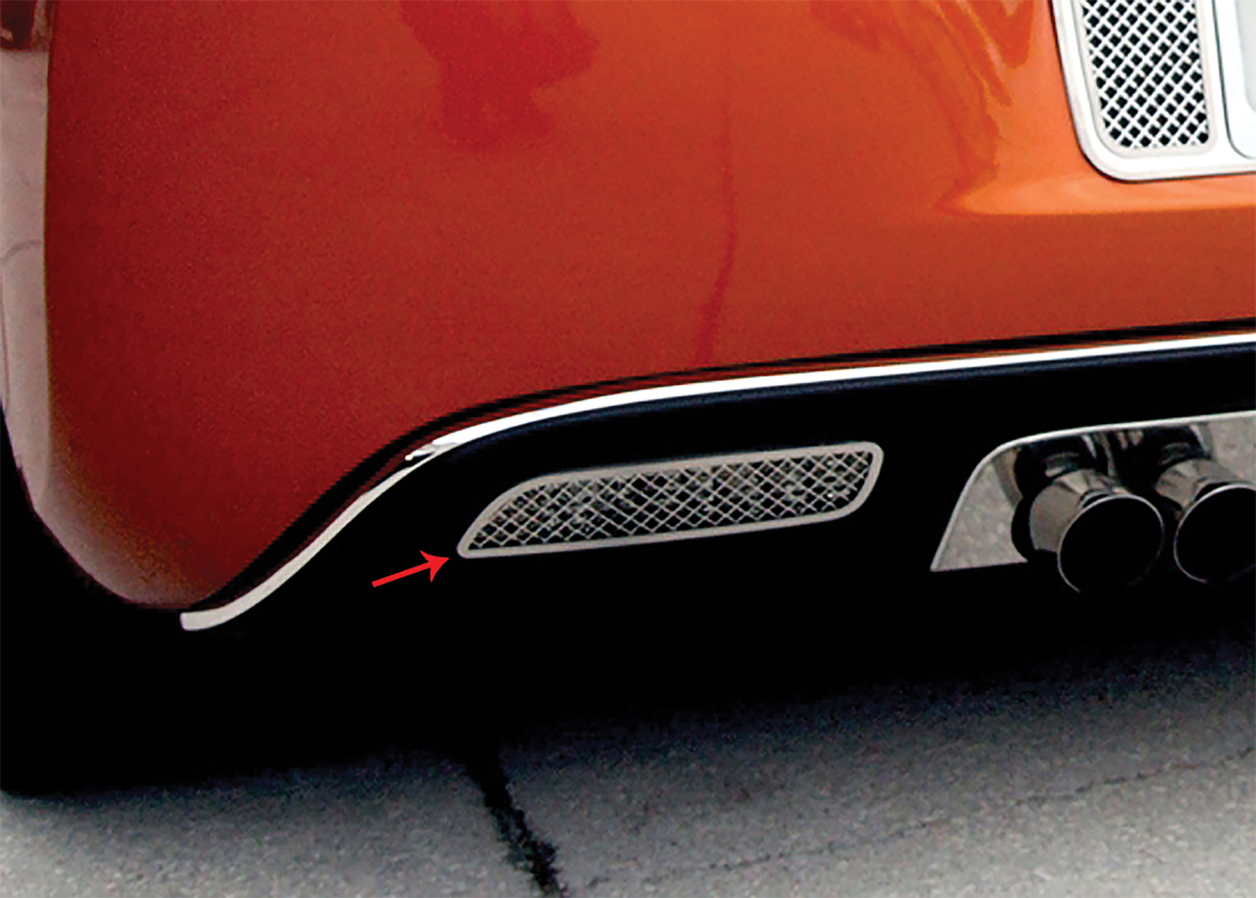 C6 2005-2013 Chevrolet Corvette Laser Mesh Style Reverse Light Covers - ACC-042060 - American Car Craft