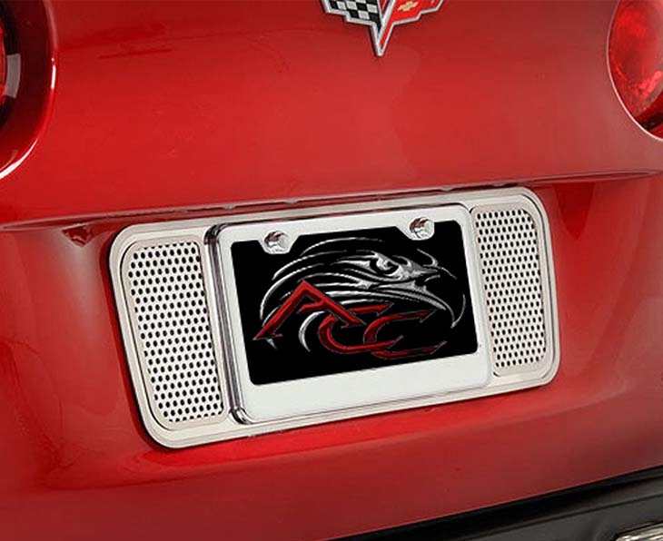 C6 2005-2013 Chevrolet Corvette Custom Painted Tag Back Perforated S/S Style - American Car Craft