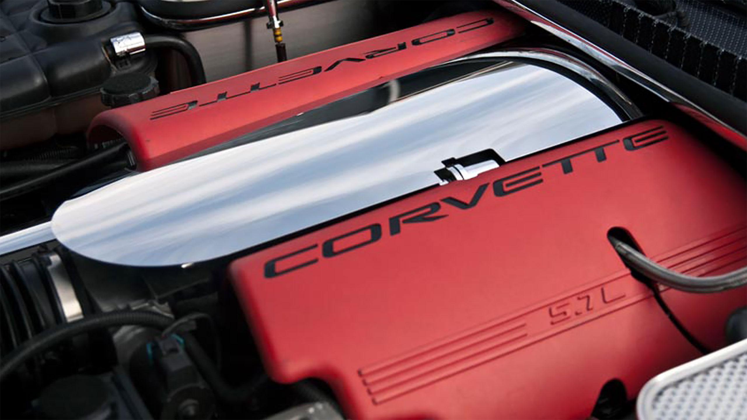 C5 1997-2004 Chevrolet Corvette Plenum Cover, Polished - American Car Craft