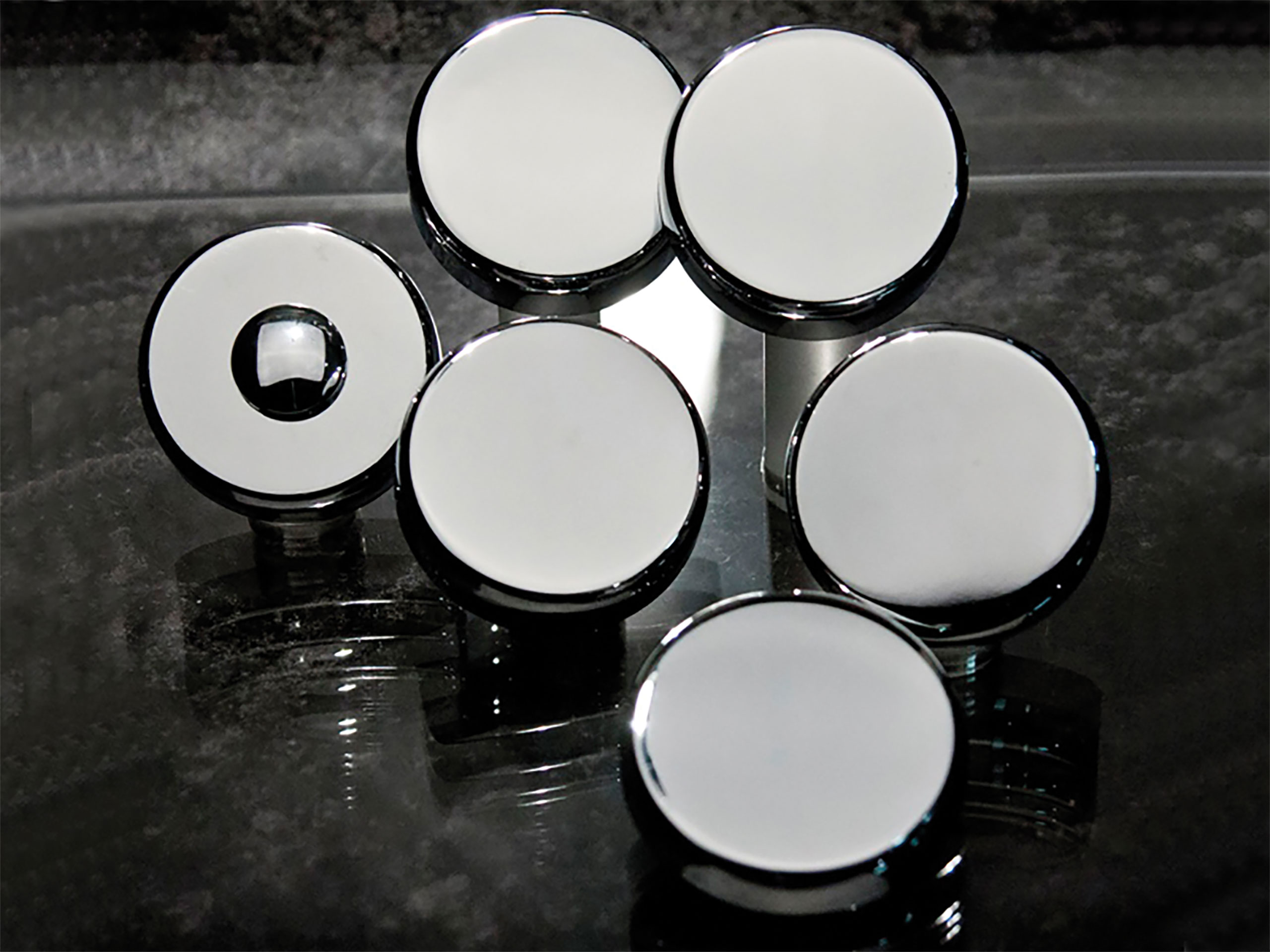 1997-2013 Chevrolet Corvette Fluid Cap Cover Set 6pc Manual Transmission - ACC-043045 - American Car Craft