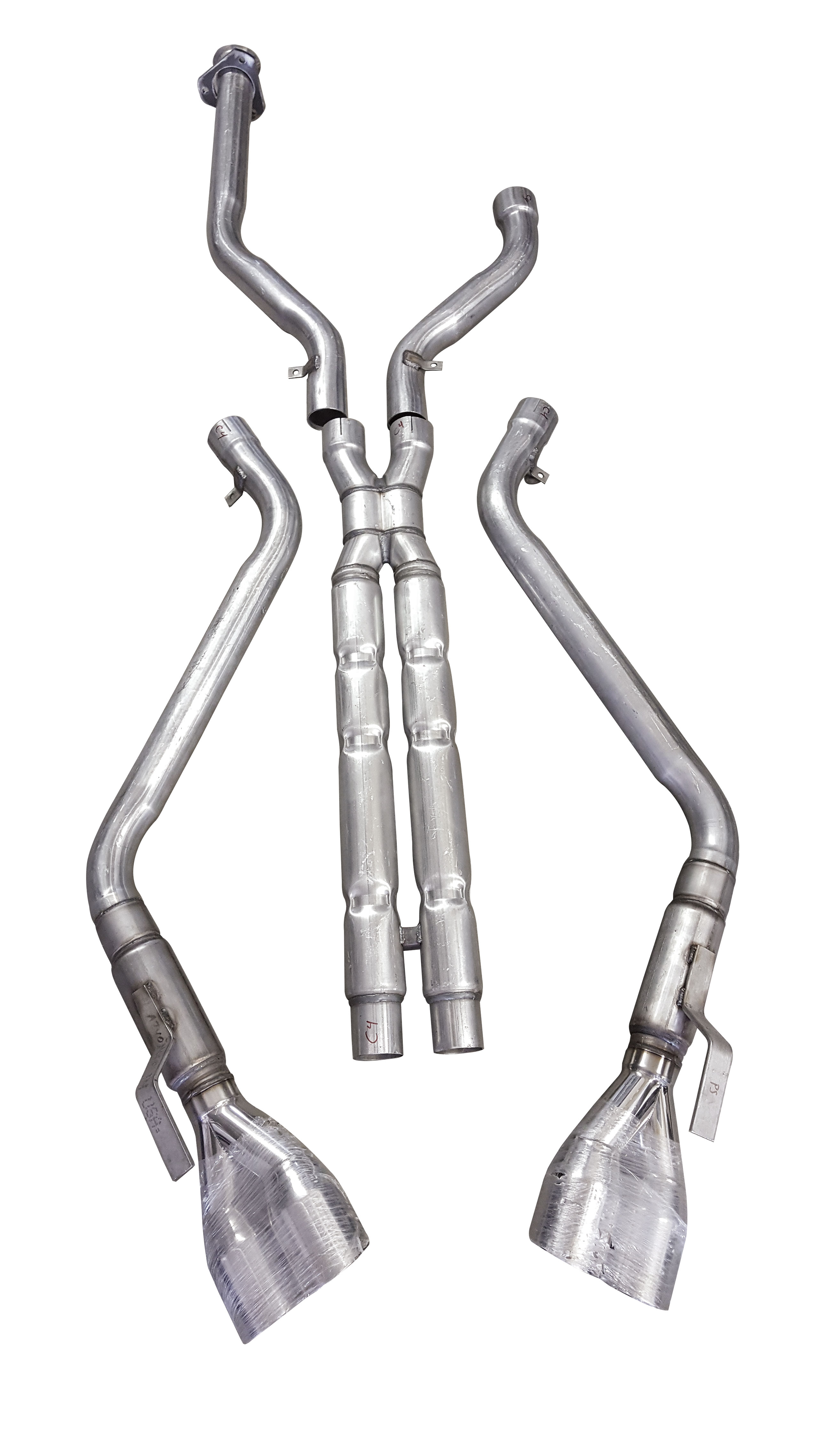 C4 19921996 Chevrolet Corvette C4 CatBack Chambered Exhaust W/XPipe