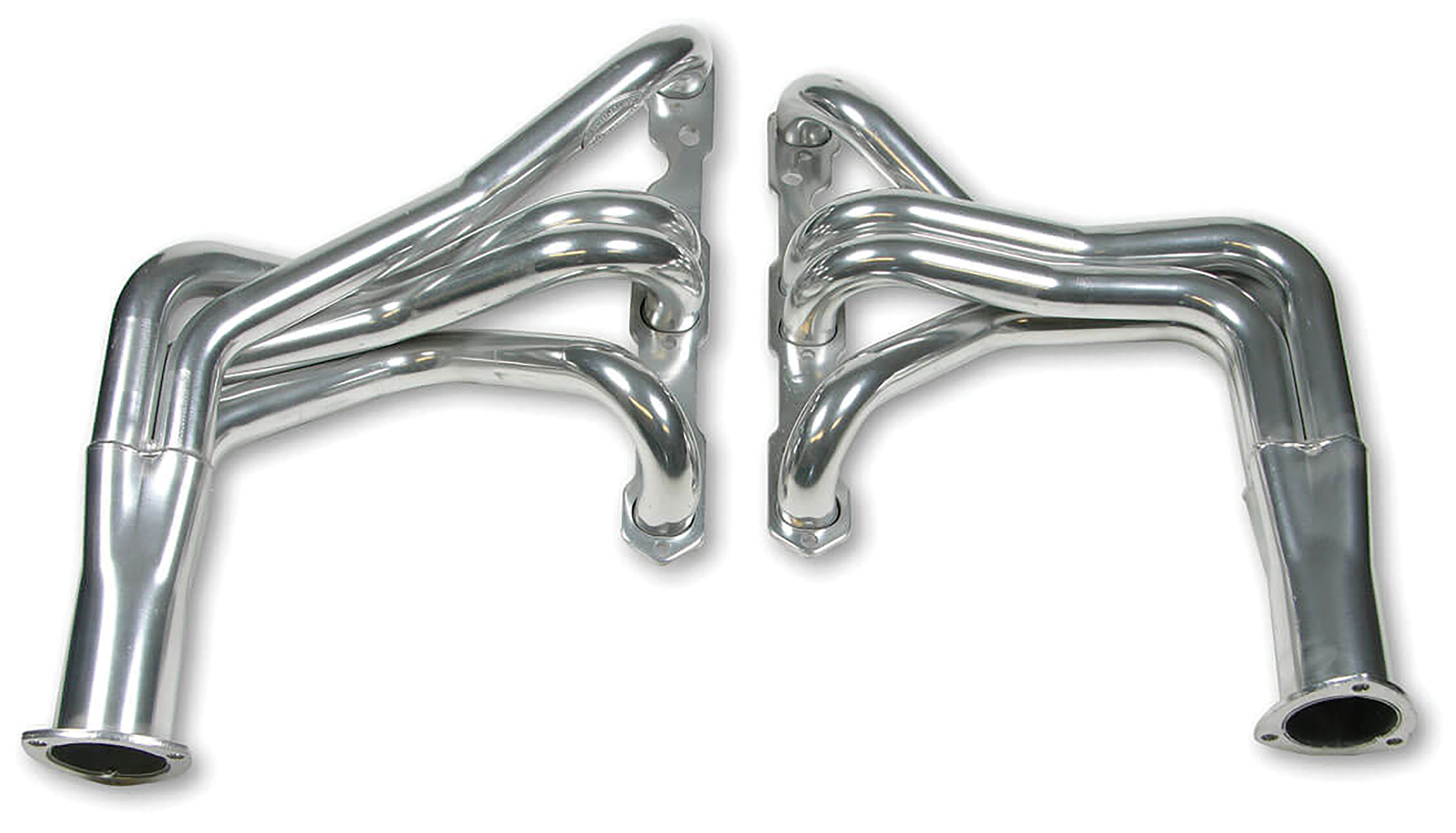 1955-1974 chevrolet Corvette Competition Long Tube Headers - Ceramic Coated Silver - SBC - 2456-1HKR - Hooker