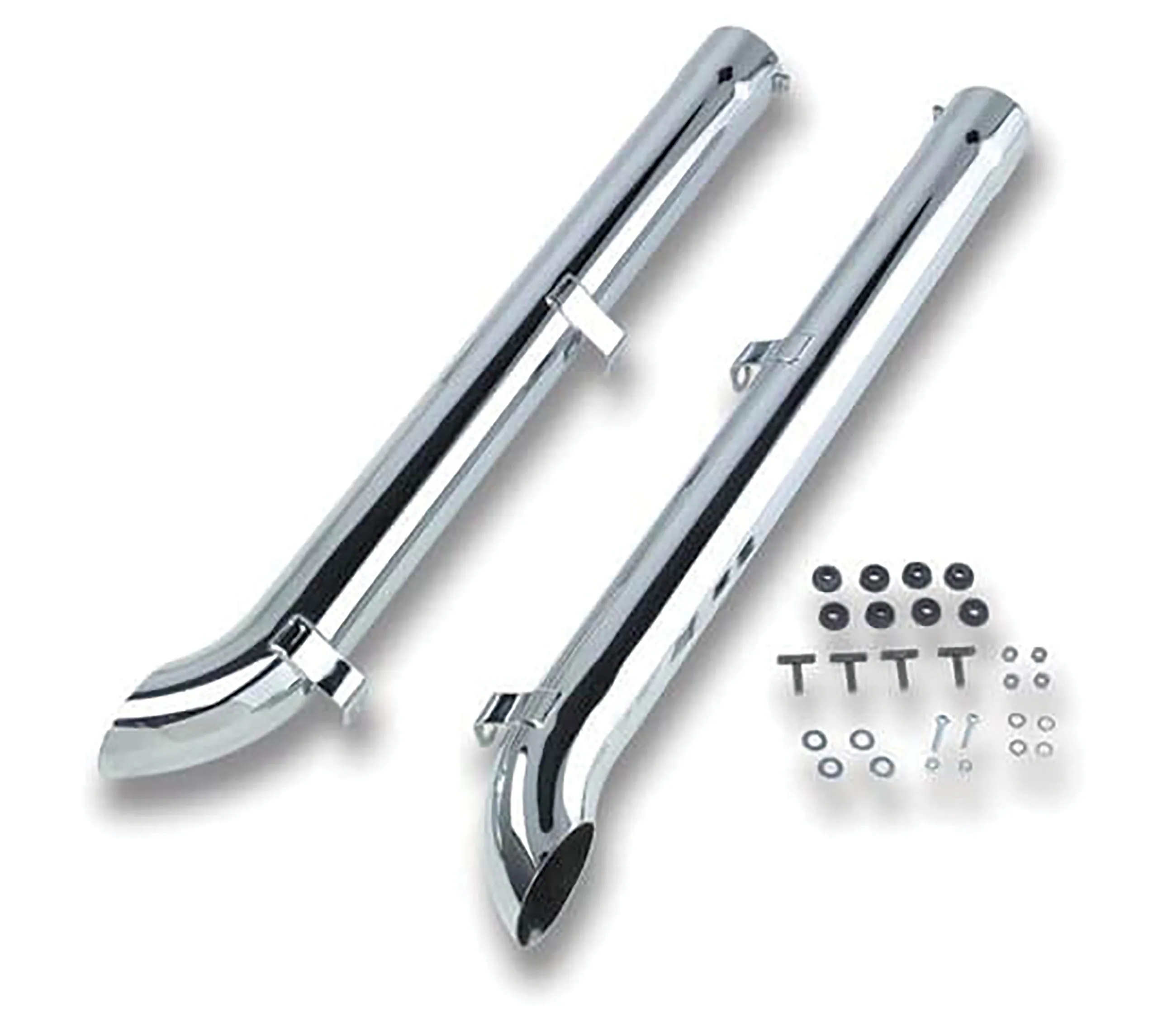 1963-1982 chevrolet Corvette Super Competition Sidemount Header Side Tube Chrome Finish - 65284HKR - Hooker