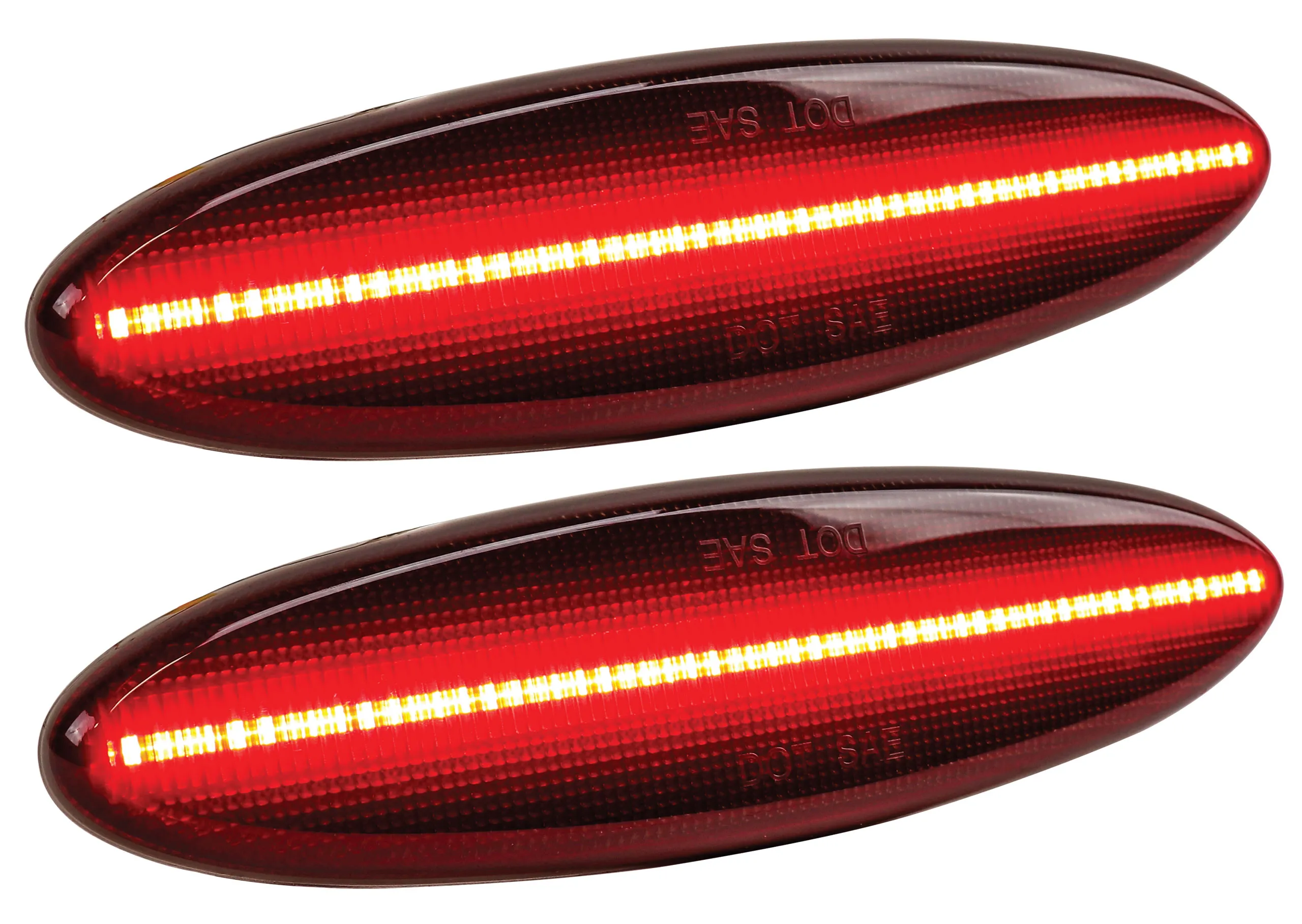 C5 1997-2004 Chevrolet Corvette LED Rear Sidemarker Set - Choice Of Finish - Auto Accessories Of America