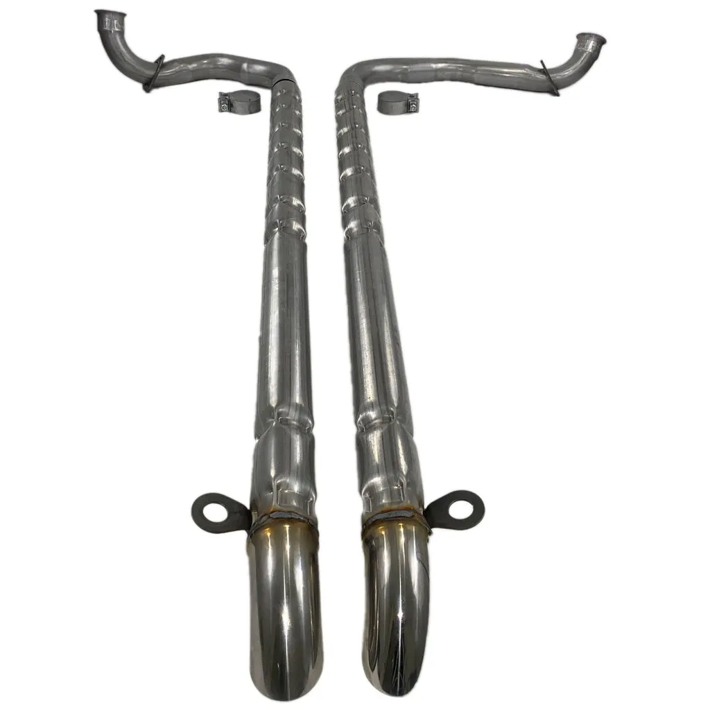 C2 1963-1967 Chevrolet Corvette Sweet Thunder Side Exhaust Pipes - GM Sound - Aluminized Steel - Sweet Thunder