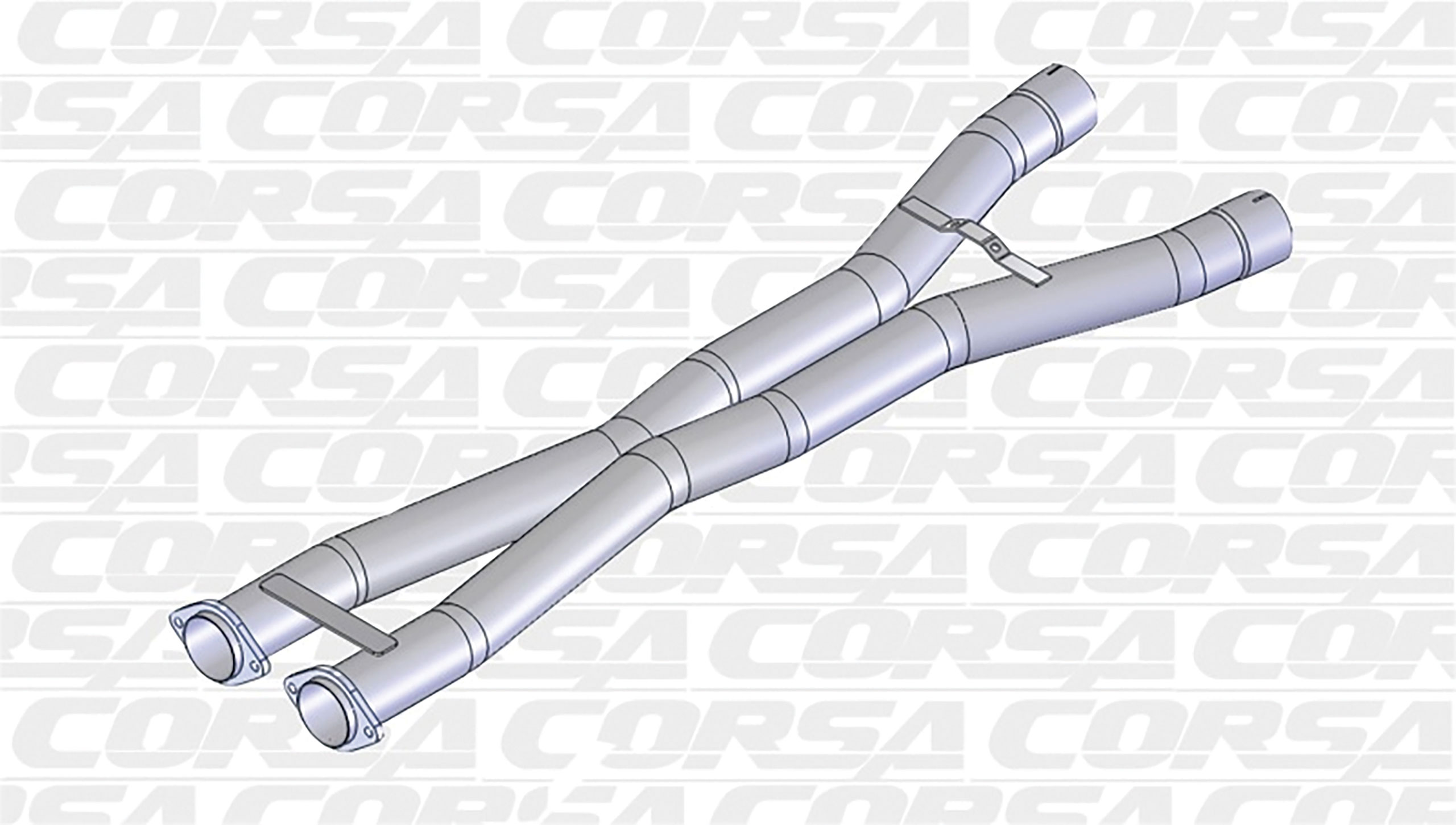 CORSA 2.5 in X-Pipe | 2009-2013 Corvette C6 (14330) main image 1