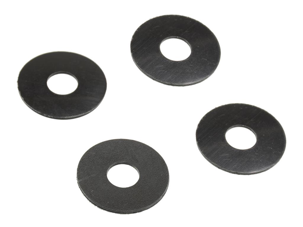 C3 1970-1978 Chevrolet Corvette Seat Bottom Stop Adjuster Bolt Plastic Washer Set - 4pc - Auto Accessories of America