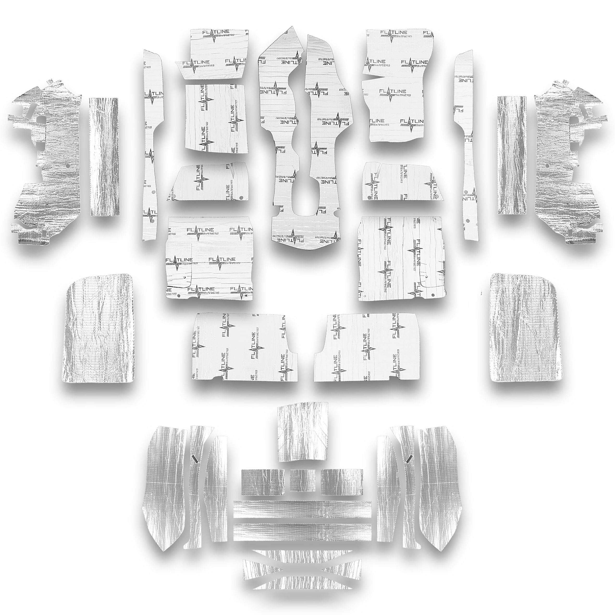 C3 1976-1982 Chevrolet Corvette With T-Top & Metal Floor Full Insulation And Sound Dampening Kit - Flatline Barriers
