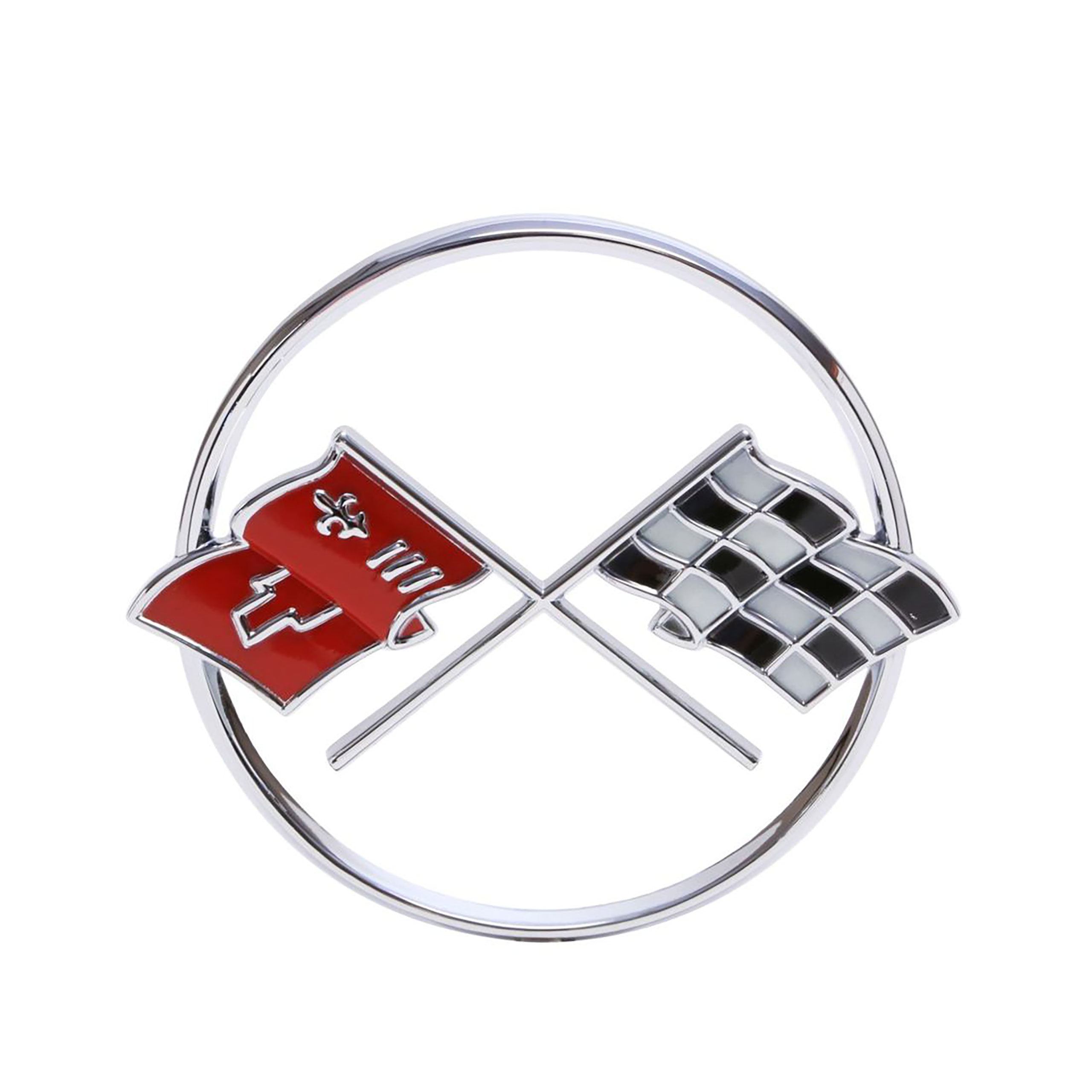 C1 1962 Chevrolet Corvette Nose Emblem W/Fastners - Trim Parts