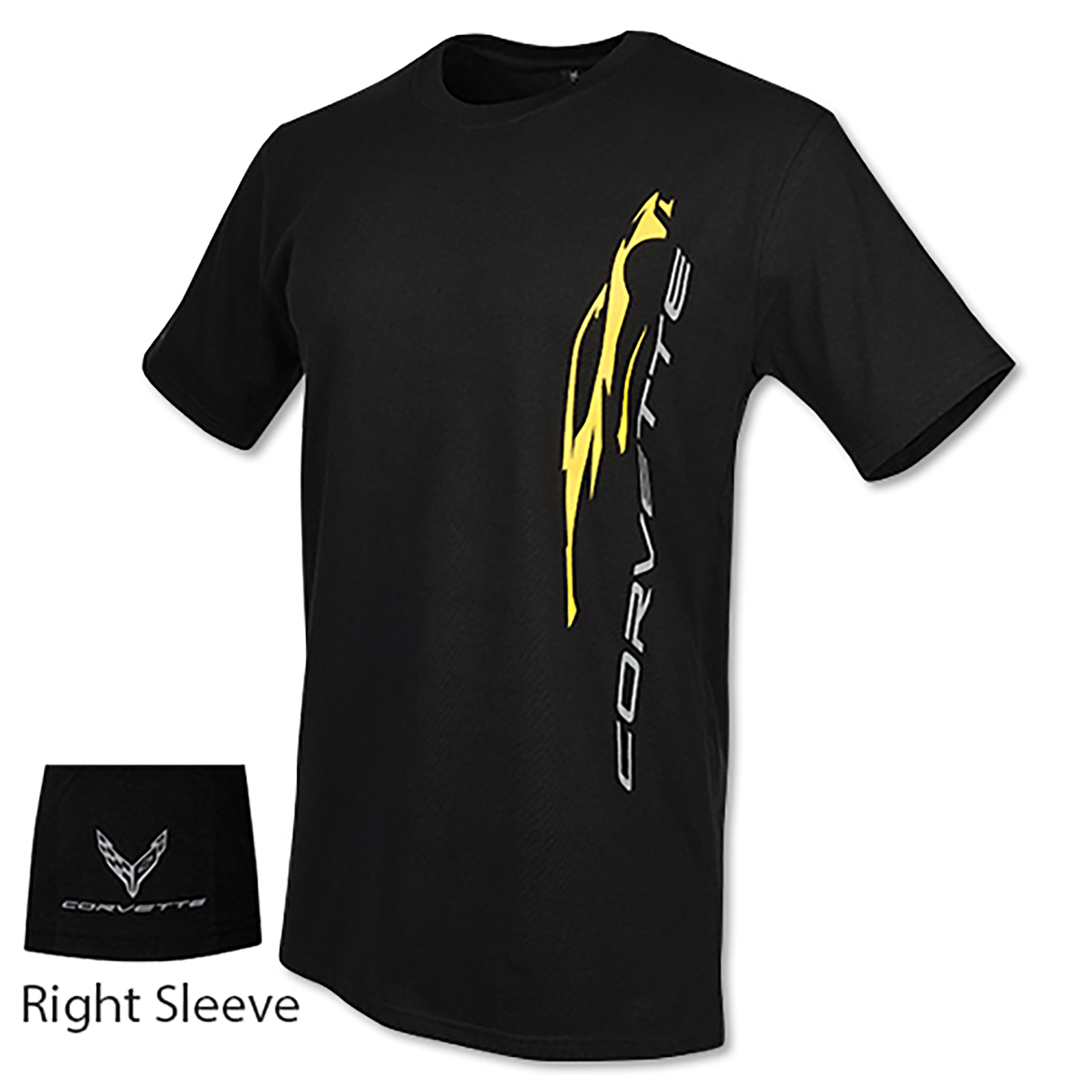 C8 2020-2024 Chevrolet Corvette C8 T-Shirt W/ Corvette Silhouette - Auto Accessories Of America