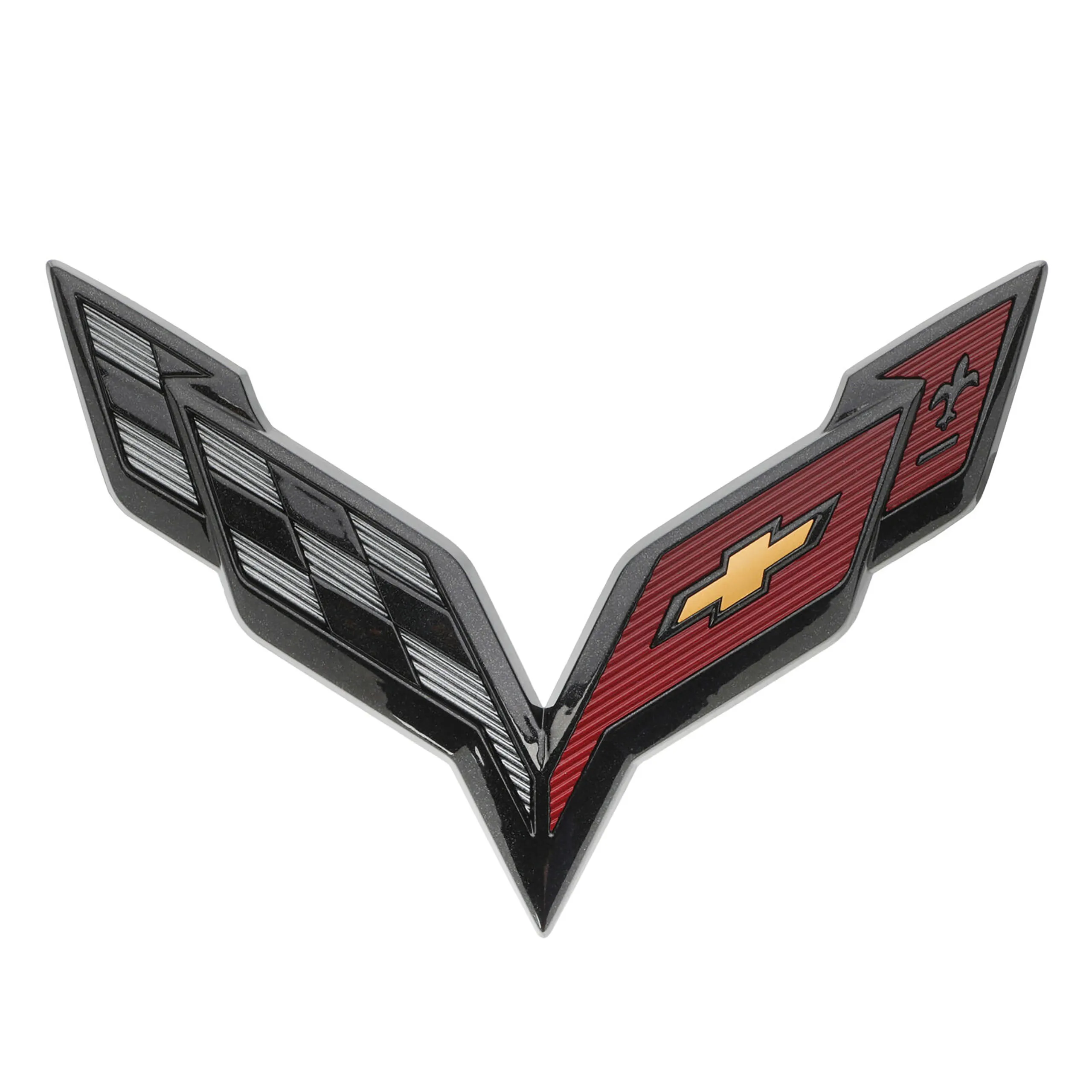 C7 2014-2019 Chevrolet Corvette Carbon Flash Front Bumper Crossflag ...