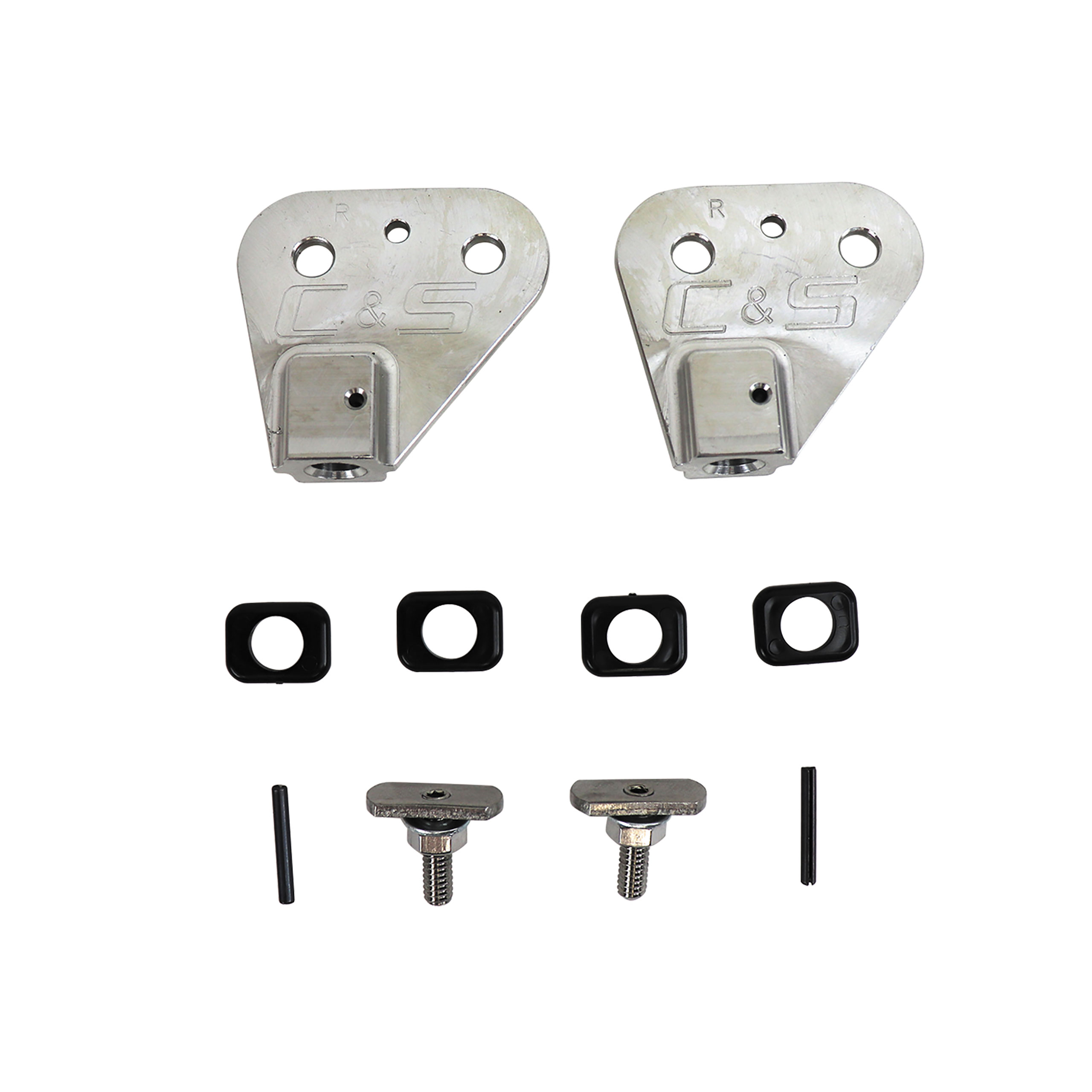 C5 1997-2004 Chevrolet Corvette Dual Flange Seat Track Repair Kit, RH - Auto Accessories of America