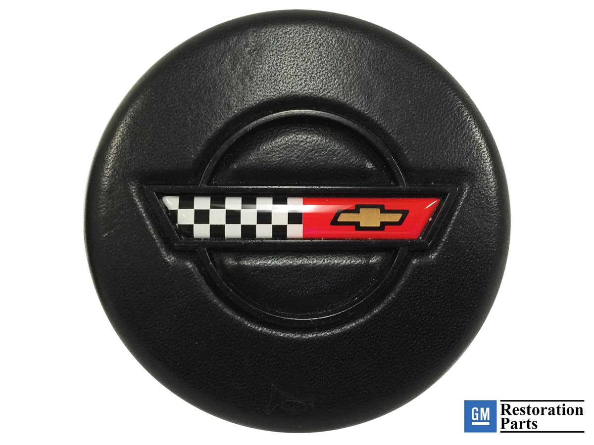 C4 1986-1989 Chevrolet Corvette Reproduction Horn Button W/Emblem - Auto Accessories of America