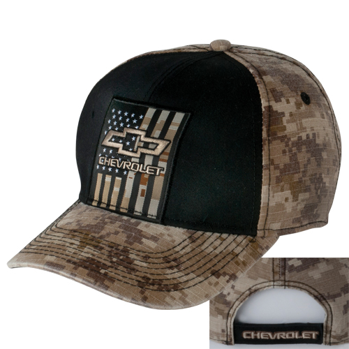 1953-2023 Chevrolet Corvette Hat W/Bowtie Logo - Digital Camo - Auto Accessories Of America