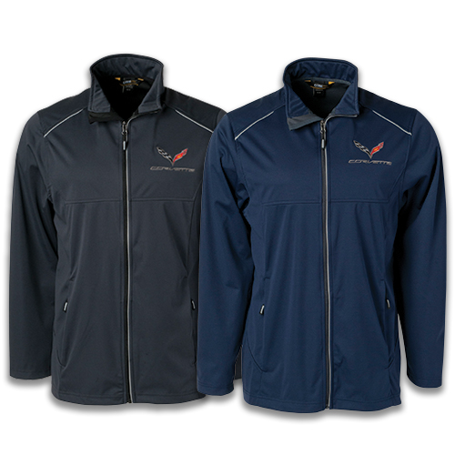 C7 2014-2019 Chevrolet Corvette Men's Lite 3 Layer Jacket W/C7 Logo - Choose Color - Auto Accessories Of America