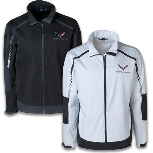 C7 2014-2019 Chevrolet Corvette Men's Embark Soft Shell Jacket W/C7 Logo - Auto Accessories Of America