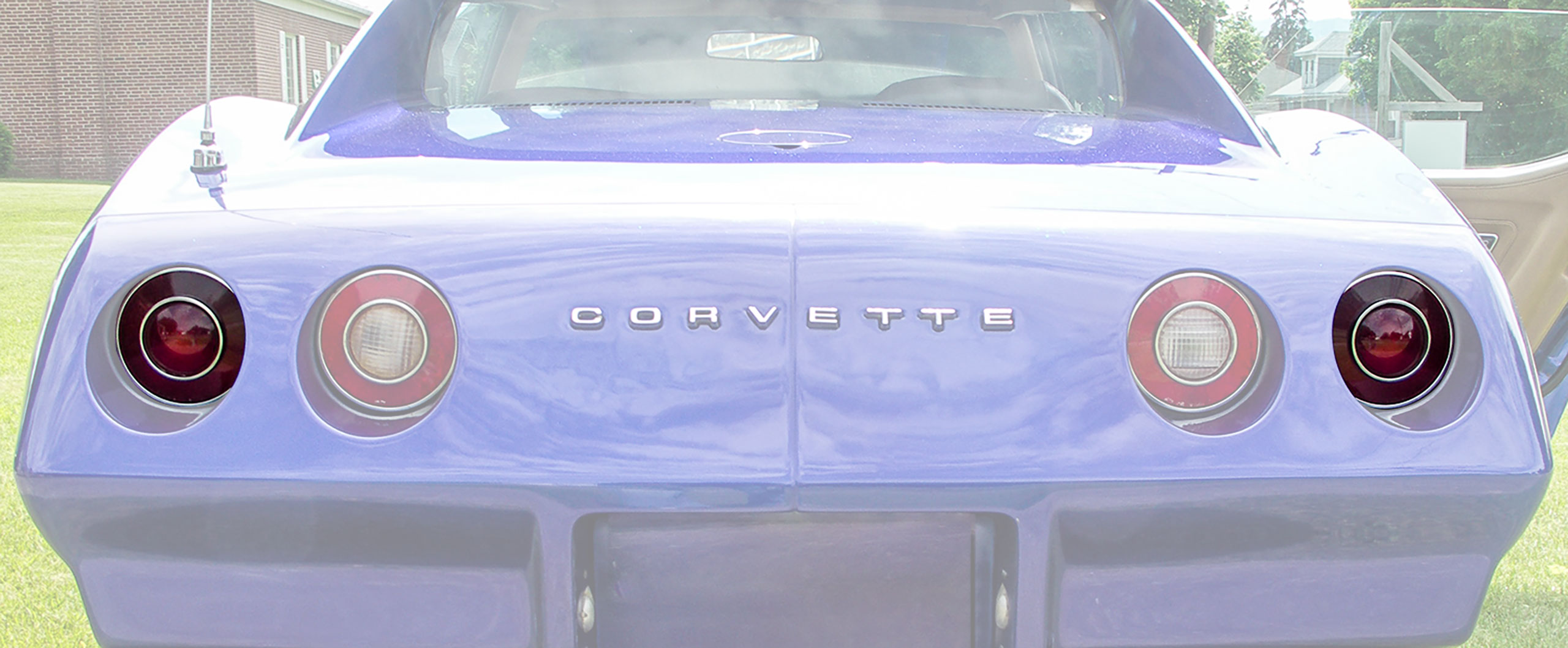 C3 1974 Chevrolet Corvette Red Tail Lights Only - Pair - CA