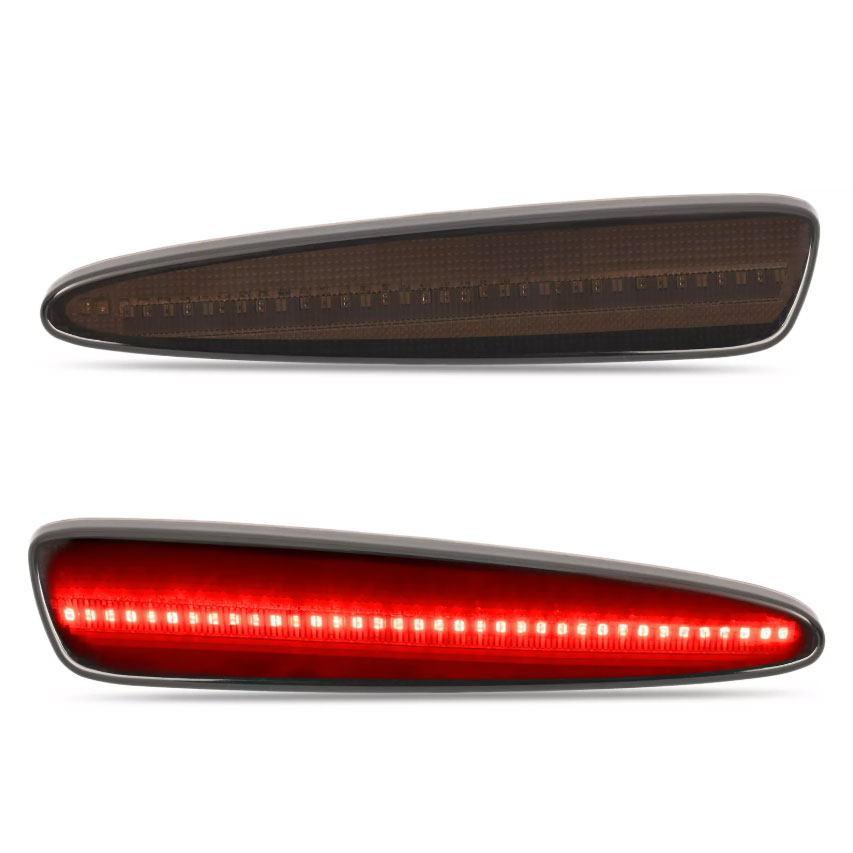 C6 2005-2013 Chevrolet Corvette LED Rear Side Marker Assemblies - Choose Color - Auto Accessories Of America