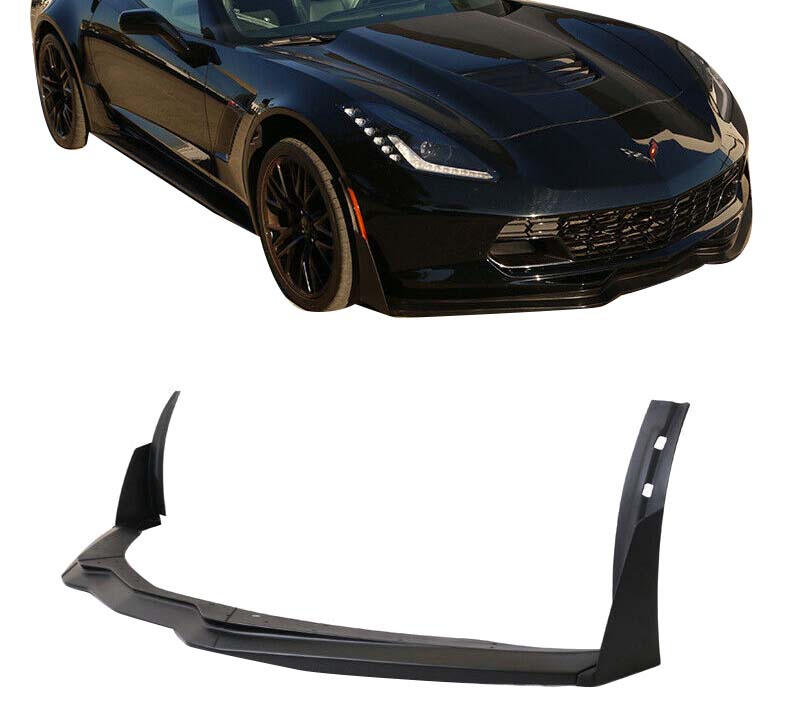 C7 2014-2019 Chevrolet Corvette STAGE 3 FRONT BUMPER SPLITTER KIT - 5 ...