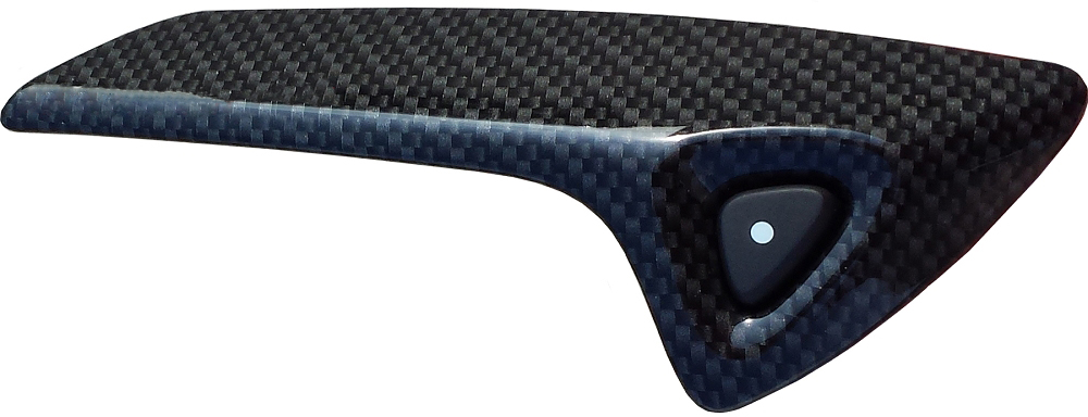 C7 2014-2019 Chevrolet Corvette Hydro Carbon Fiber Passenger Side Door Button Bezel - Choose Finish - General Motors