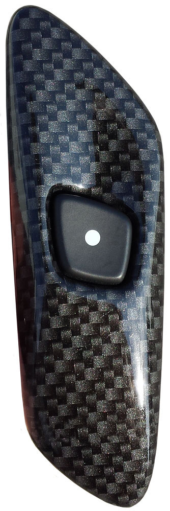 C7 2014-2019 Chevrolet Corvette Hydrocarbon Fiber Drivers Door Button Bezel - Choose Finish - General Motors