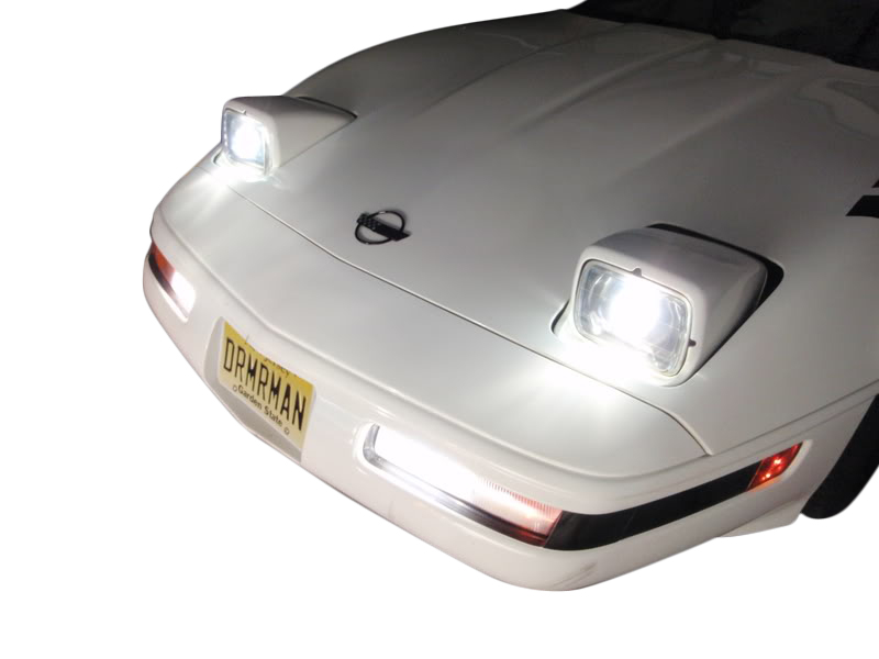 C4 19841996 Chevrolet Corvette HID Fog & Headlight Conversion Kit Proj Lens/Bluish Tint 8000K